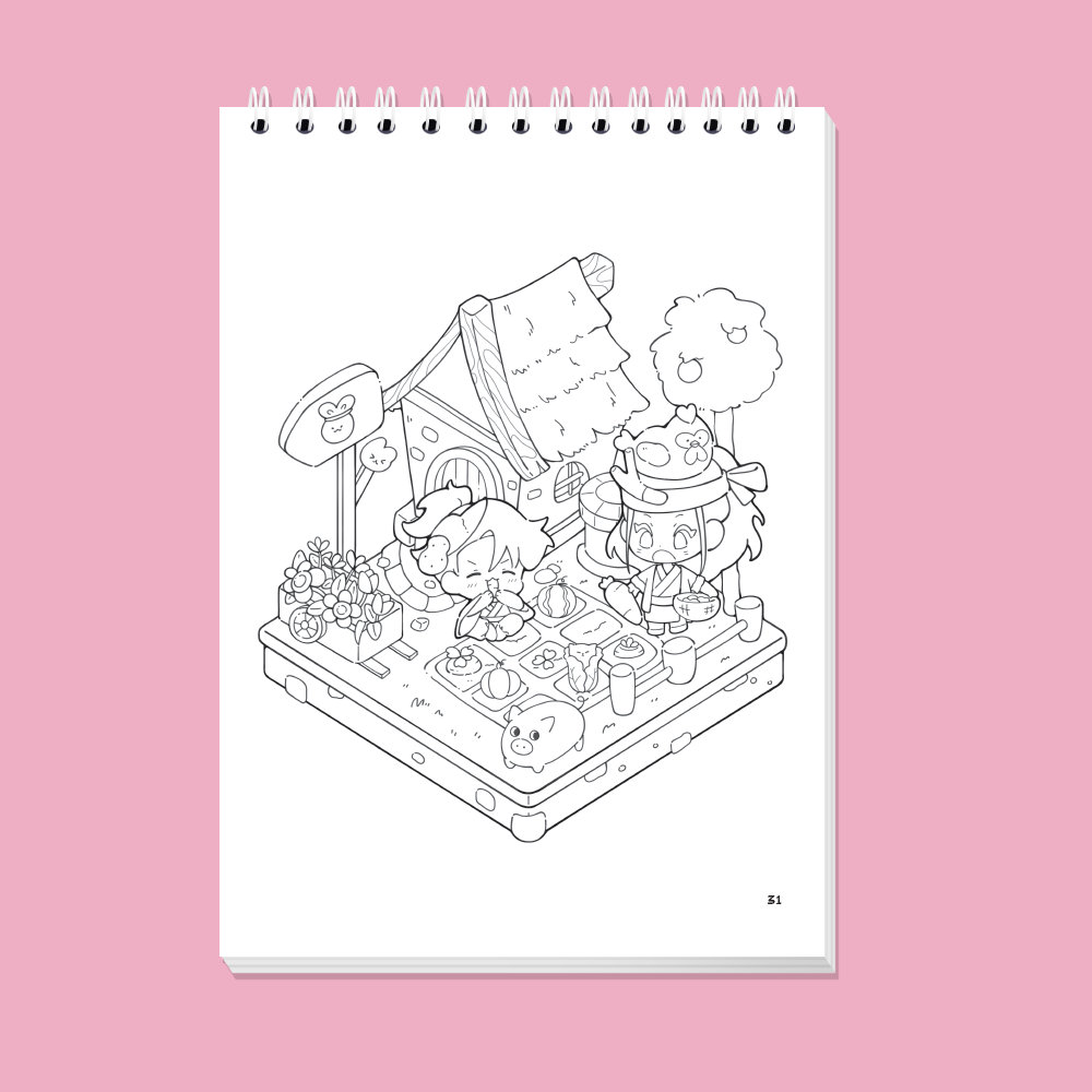 Sách Tô Màu - Một Ngày Thử Xuyên Không Vào Thế Giới Kỳ Lạ - Ảnh 6