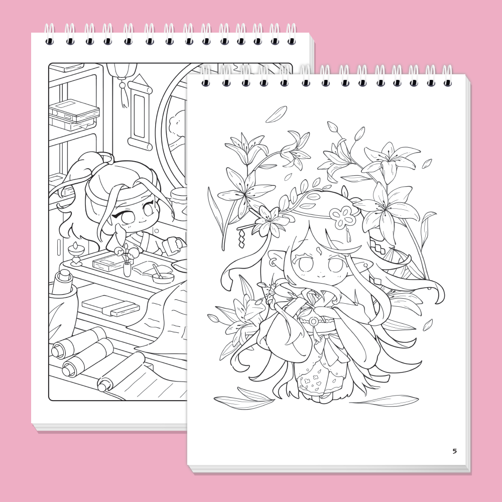 Sách Tô Màu - Một Ngày Thử Xuyên Không Vào Thế Giới Kỳ Lạ - Ảnh 7