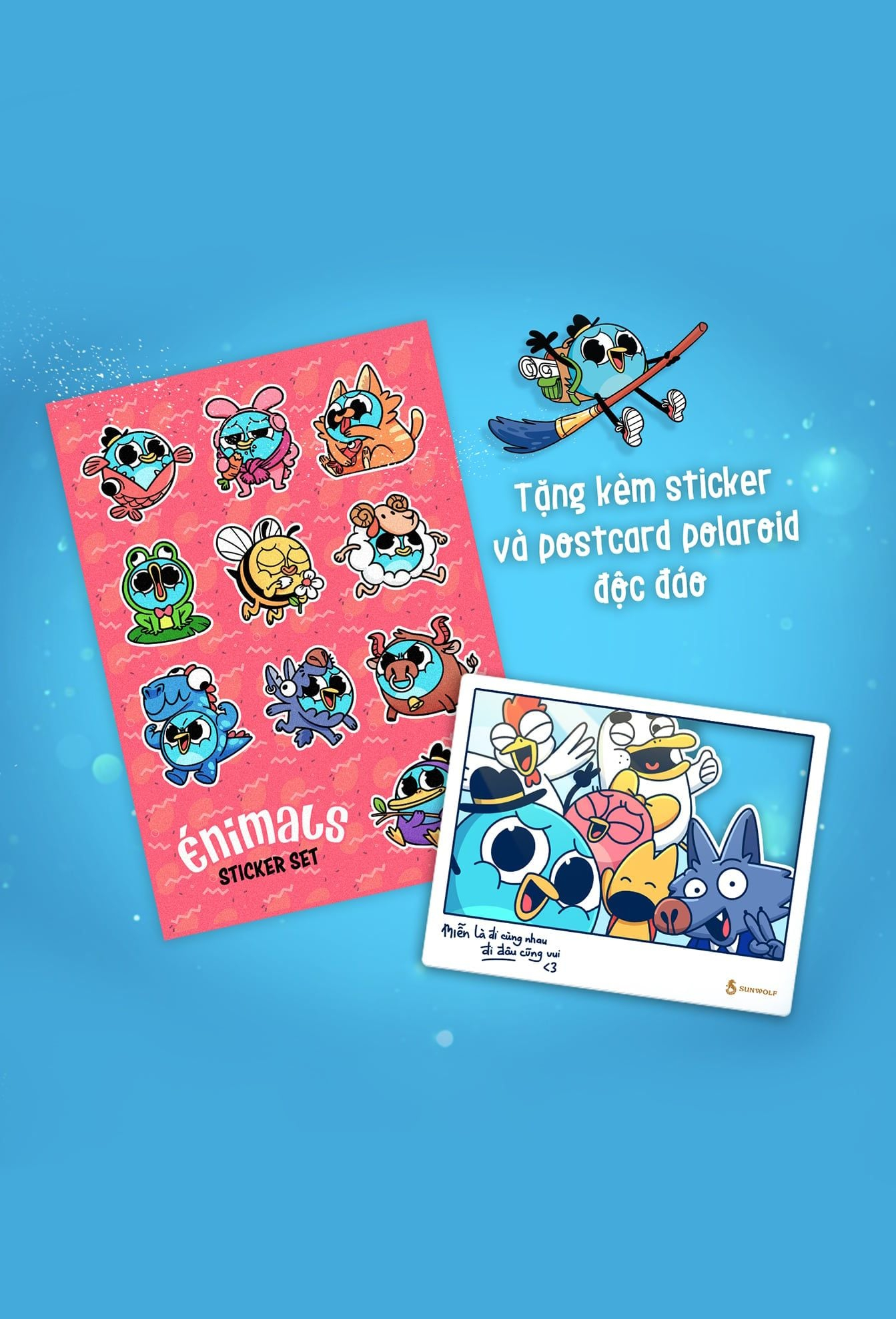 Sách Tô Màu - Muôn Nơi Én Tới - Tặng Kèm Sticker + Postcard - Ảnh 4