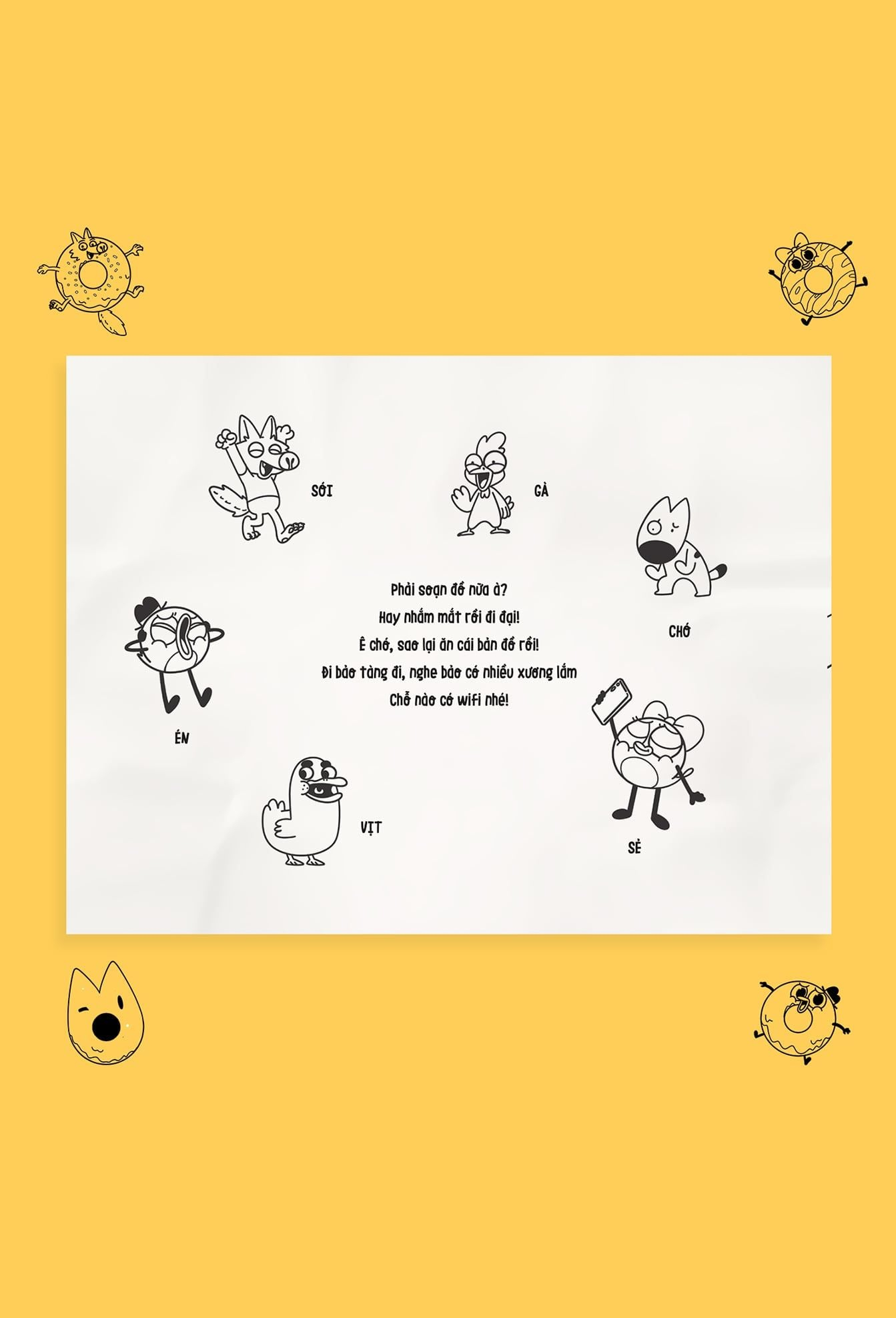 Sách Tô Màu - Muôn Nơi Én Tới - Tặng Kèm Sticker + Postcard - Ảnh 6