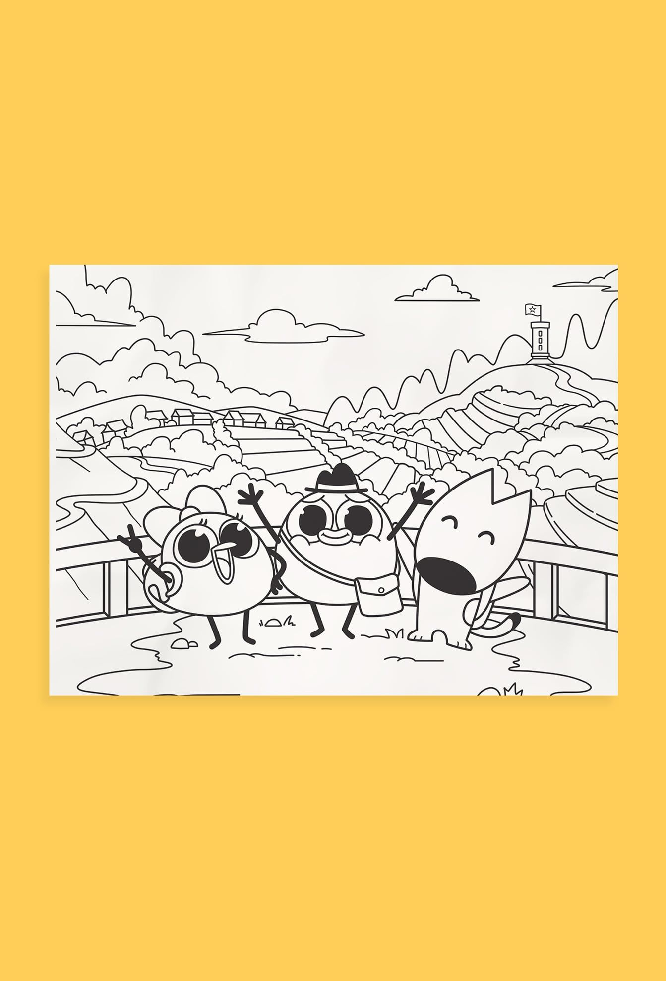 Sách Tô Màu - Muôn Nơi Én Tới - Tặng Kèm Sticker + Postcard - Ảnh 8