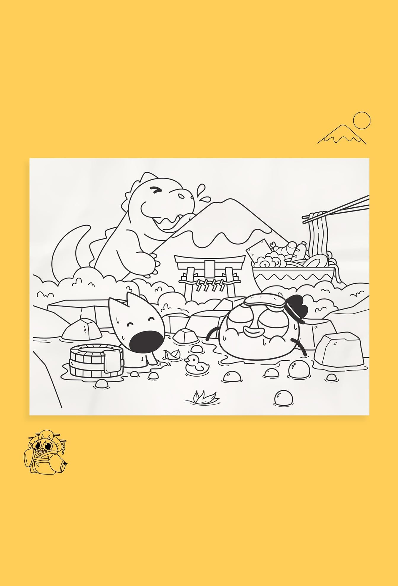 Sách Tô Màu - Muôn Nơi Én Tới - Tặng Kèm Sticker + Postcard - Ảnh 9