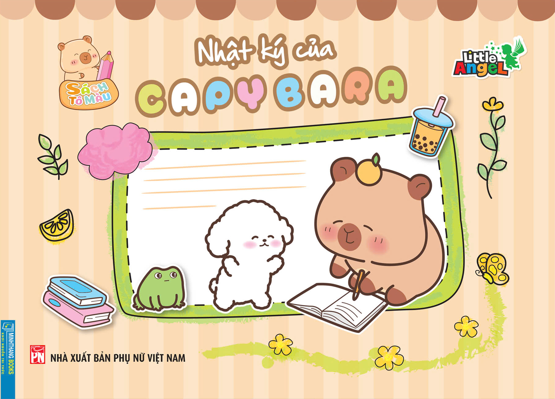 Sách Tô Màu - Nhật Ký Của Capybara - Ảnh 2