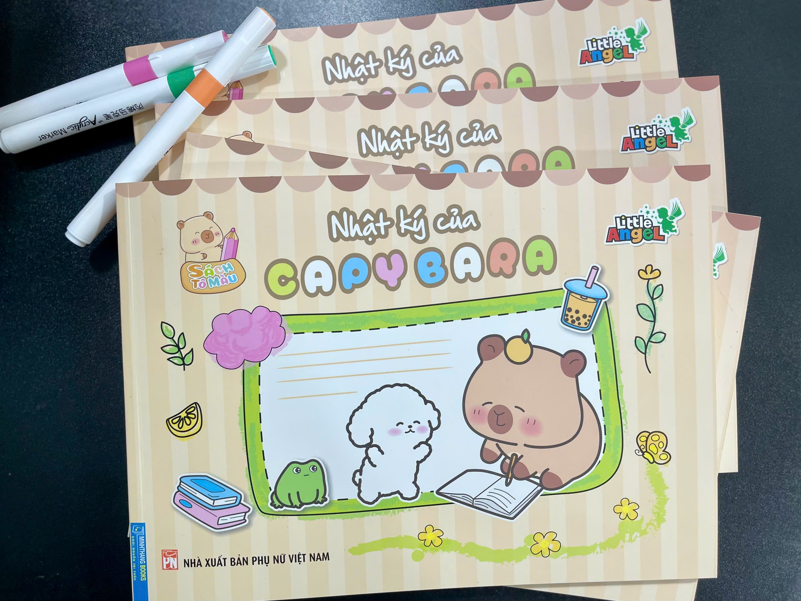 Sách Tô Màu - Nhật Ký Của Capybara - Ảnh 4