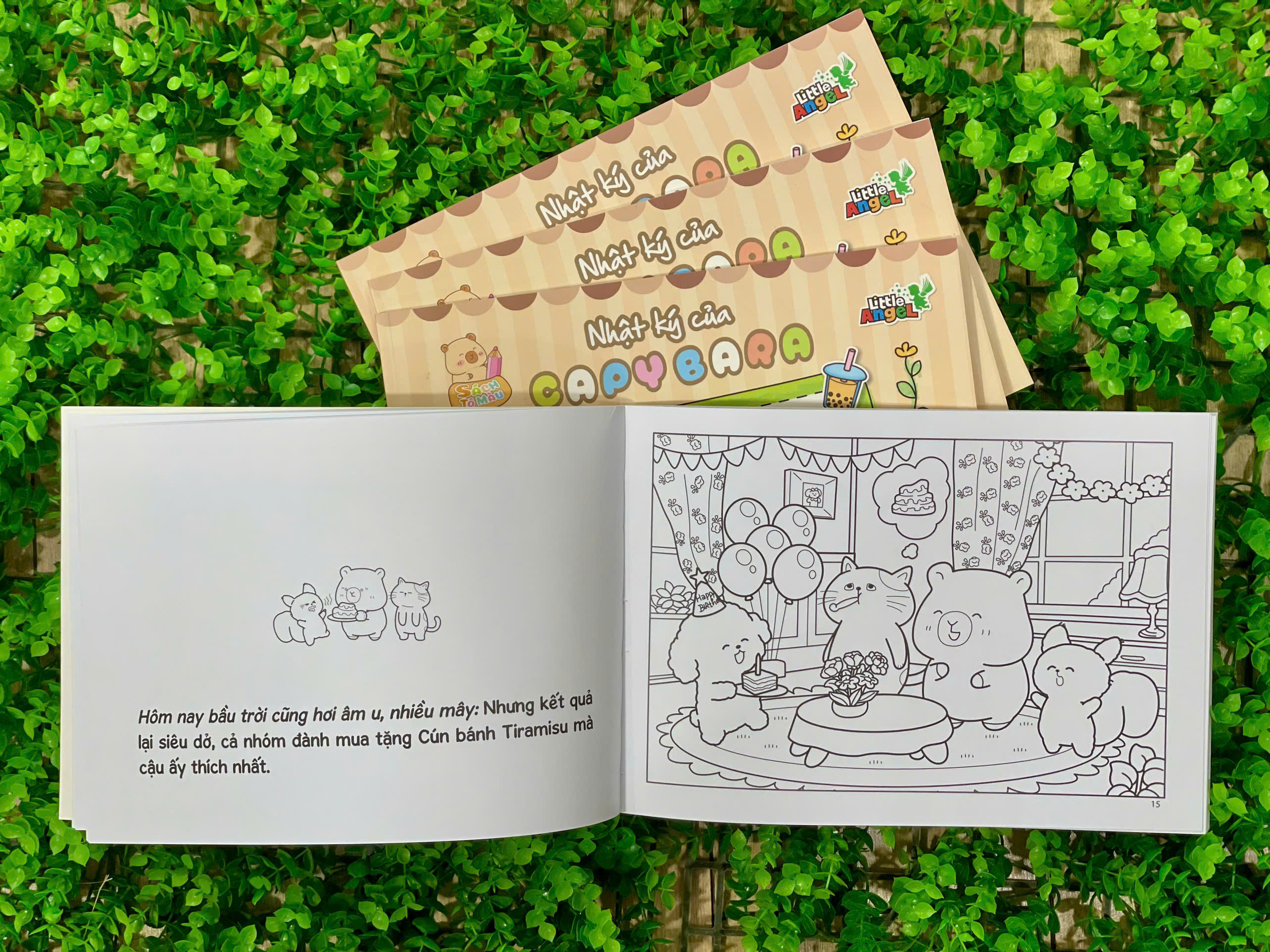 Sách Tô Màu - Nhật Ký Của Capybara - Ảnh 6