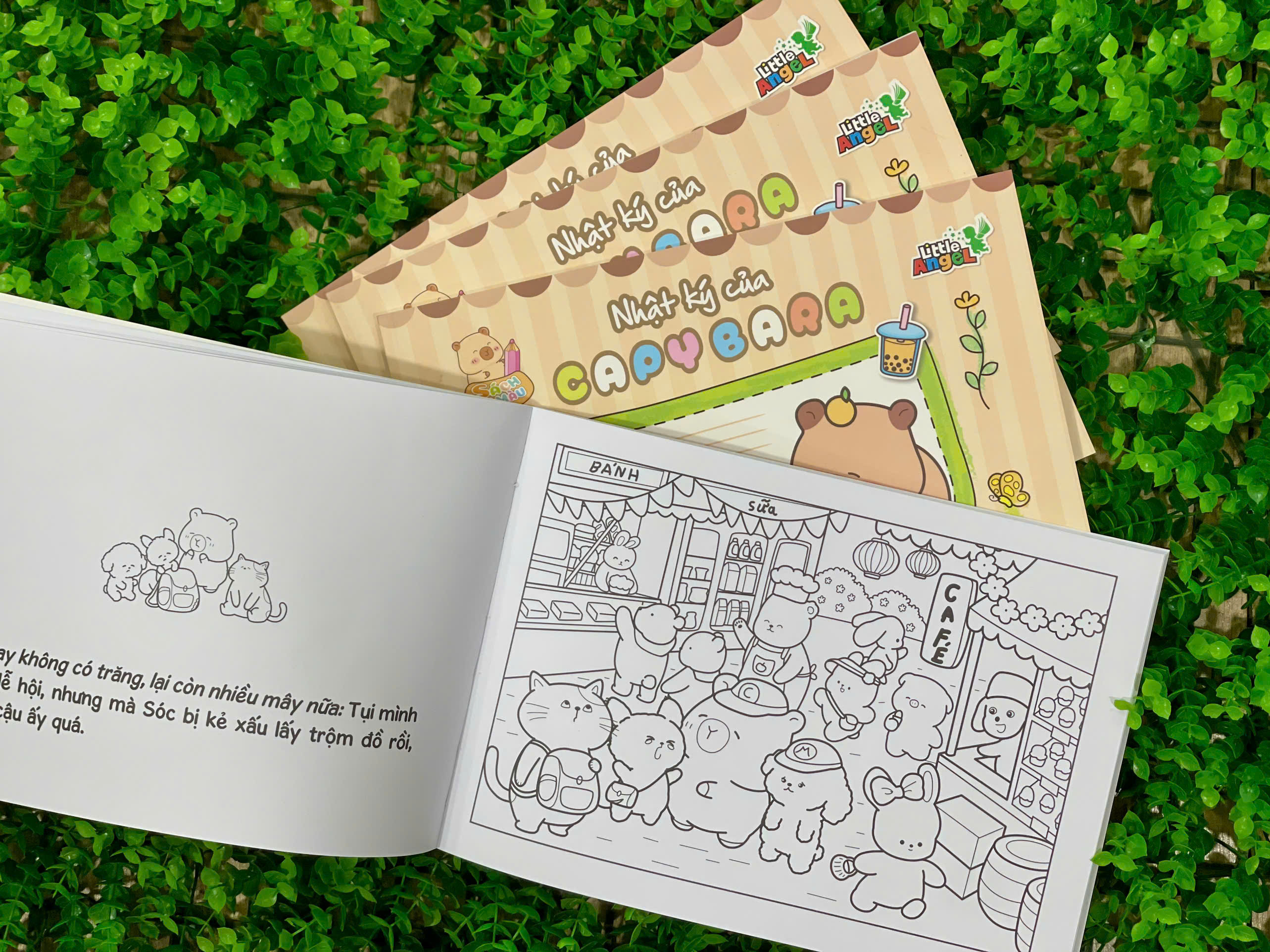 Sách Tô Màu - Nhật Ký Của Capybara - Ảnh 7