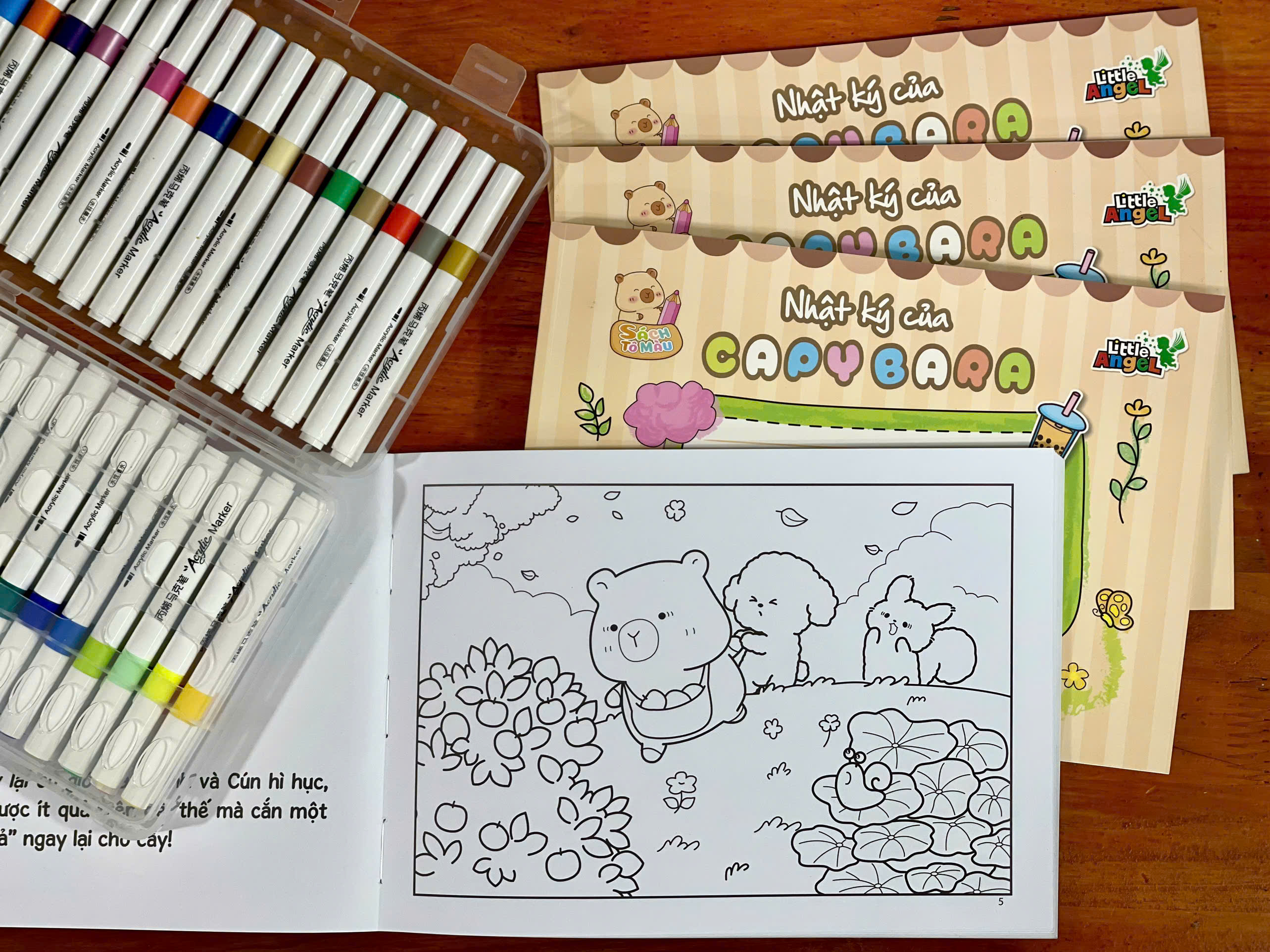 Sách Tô Màu - Nhật Ký Của Capybara - Ảnh 8