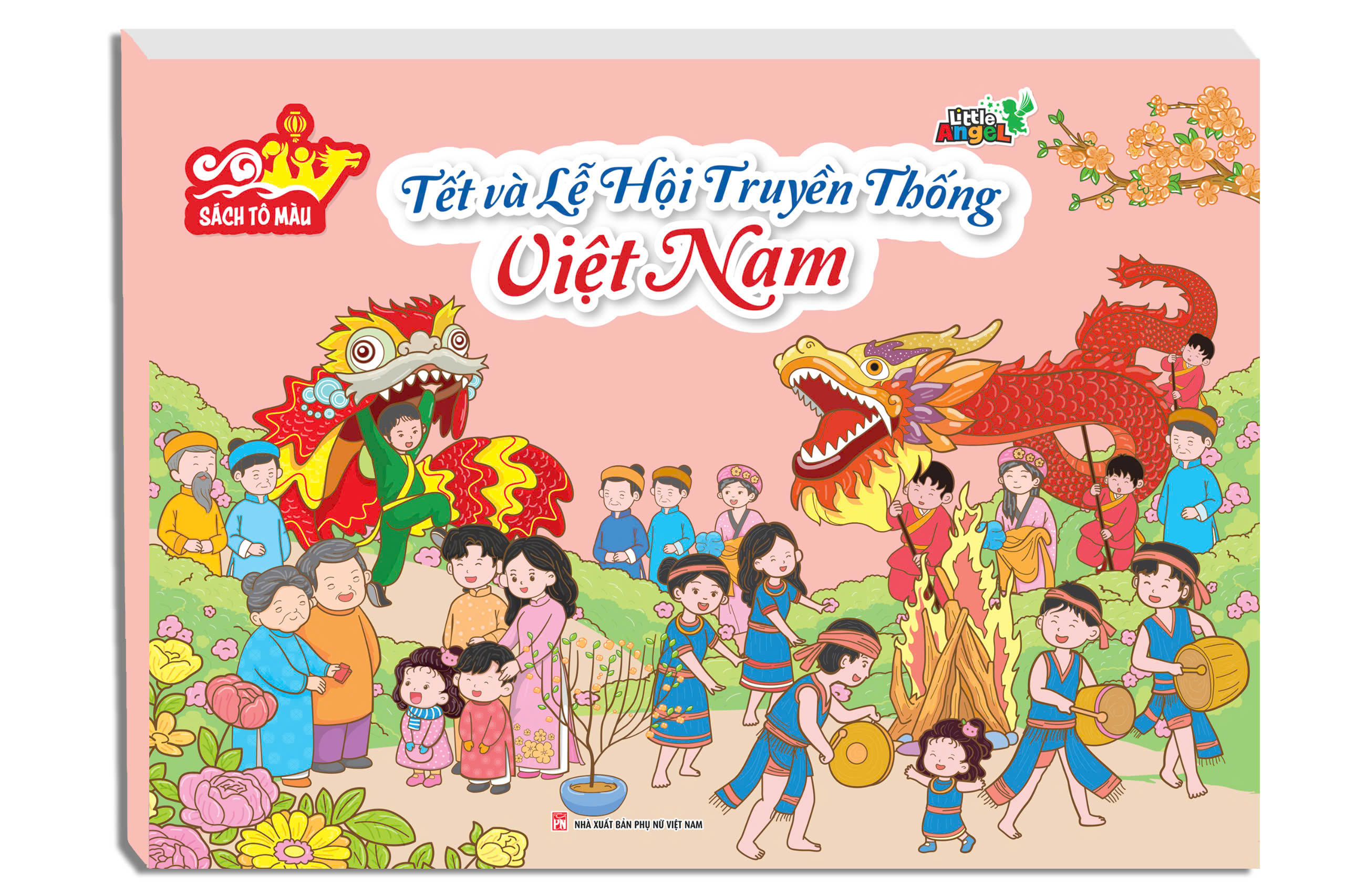 sách tô màu - tết và lễ truyền thống việt nam - Ảnh 2