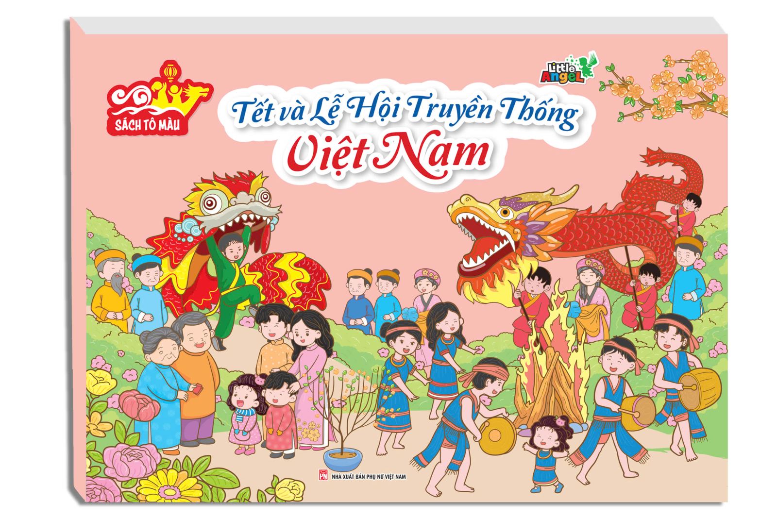 sách tô màu - tết và lễ truyền thống việt nam - Ảnh 3