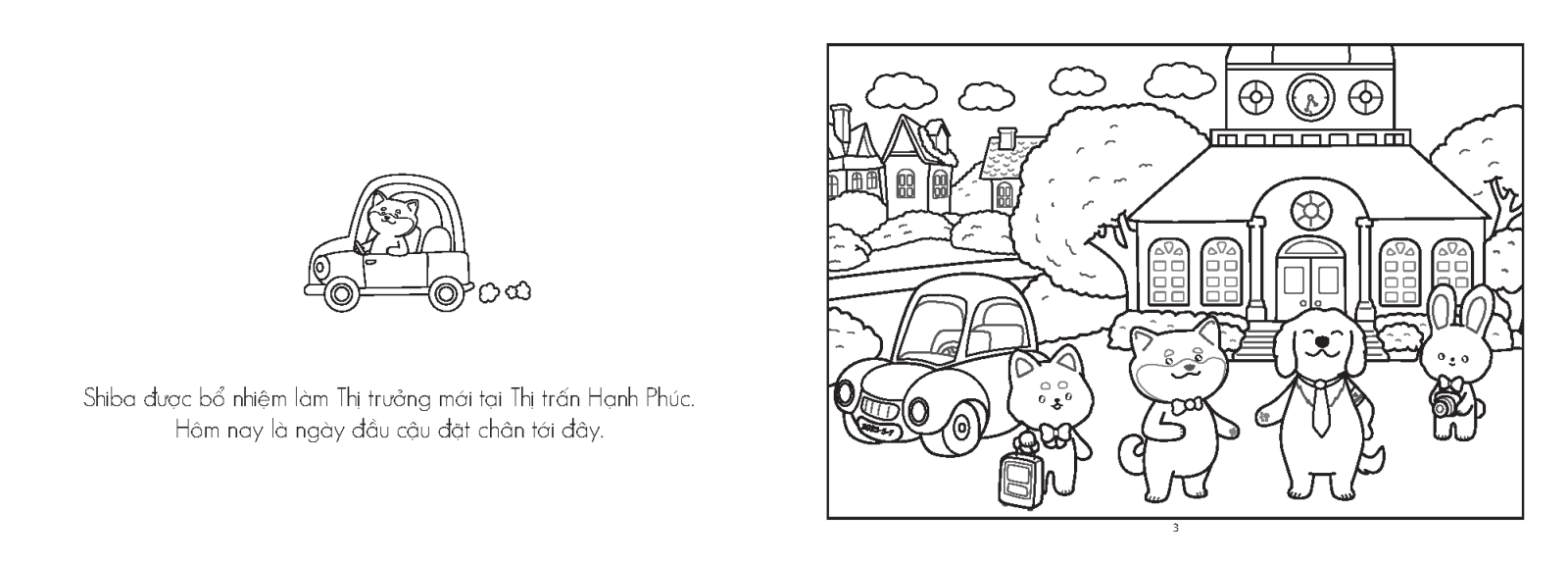 sách tô màu - thị trấn nhỏ hạnh phúc - Ảnh 5