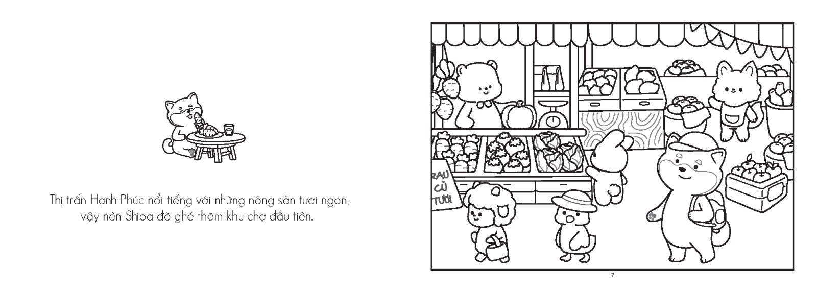 sách tô màu - thị trấn nhỏ hạnh phúc - Ảnh 8