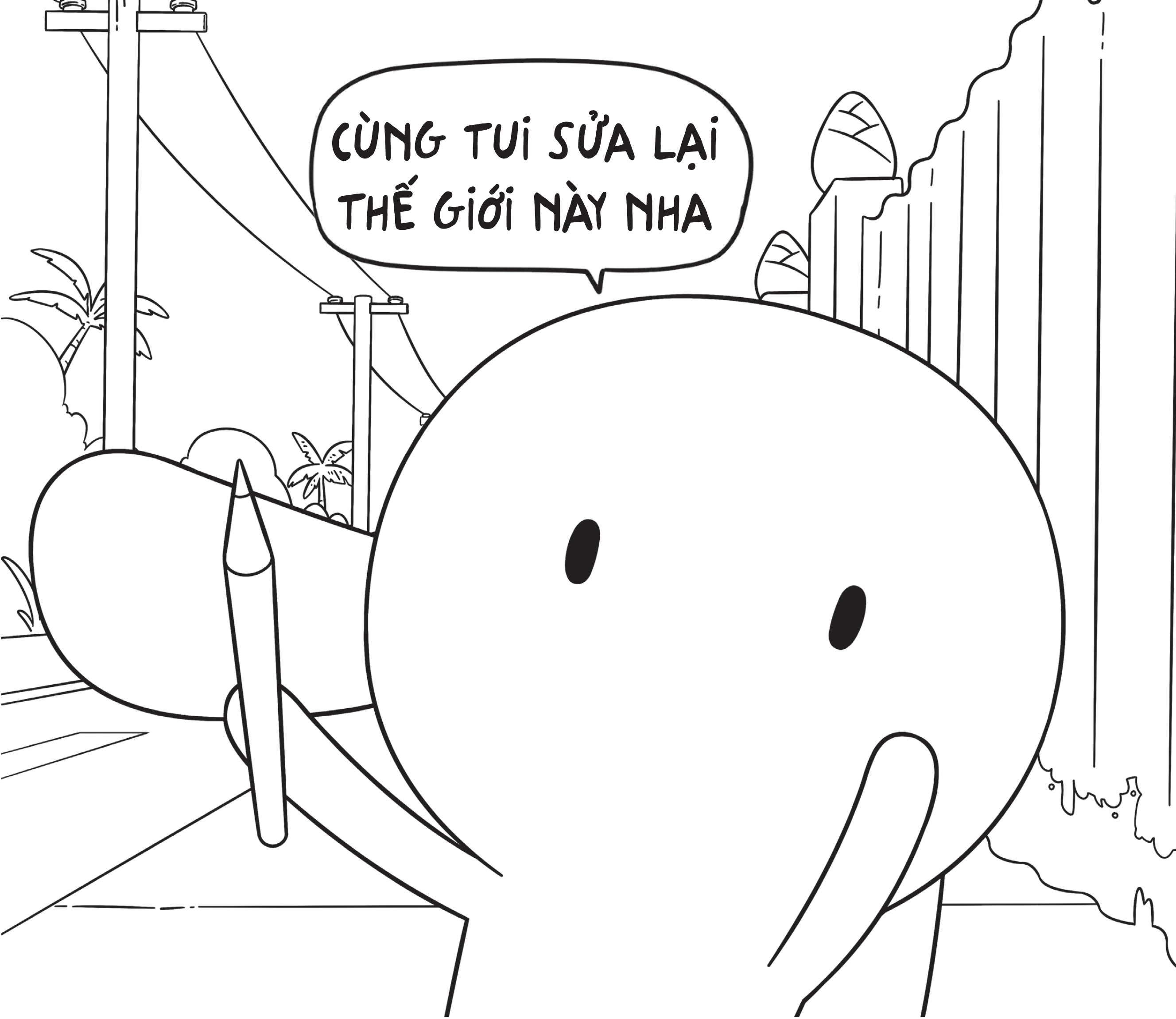 Sách Tô Màu - Thỏ Bảy Màu Trong Thế Giới Bay Màu - Ảnh 10