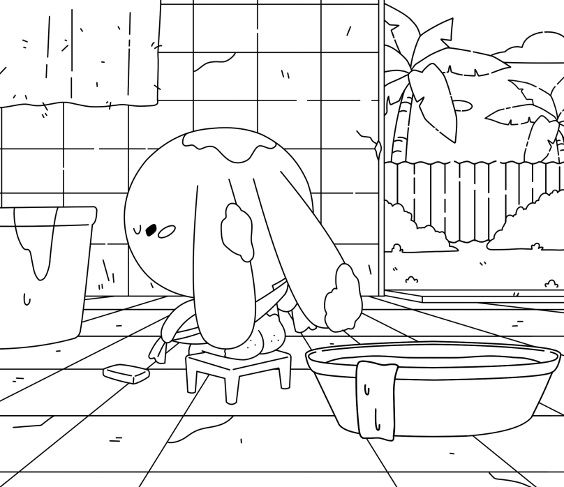 Sách Tô Màu - Thỏ Bảy Màu Trong Thế Giới Bay Màu - Bản Đặc Biệt - Tặng Kèm Sticker + Sổ Tay Bí Kíp Tô Màu - Ảnh 16