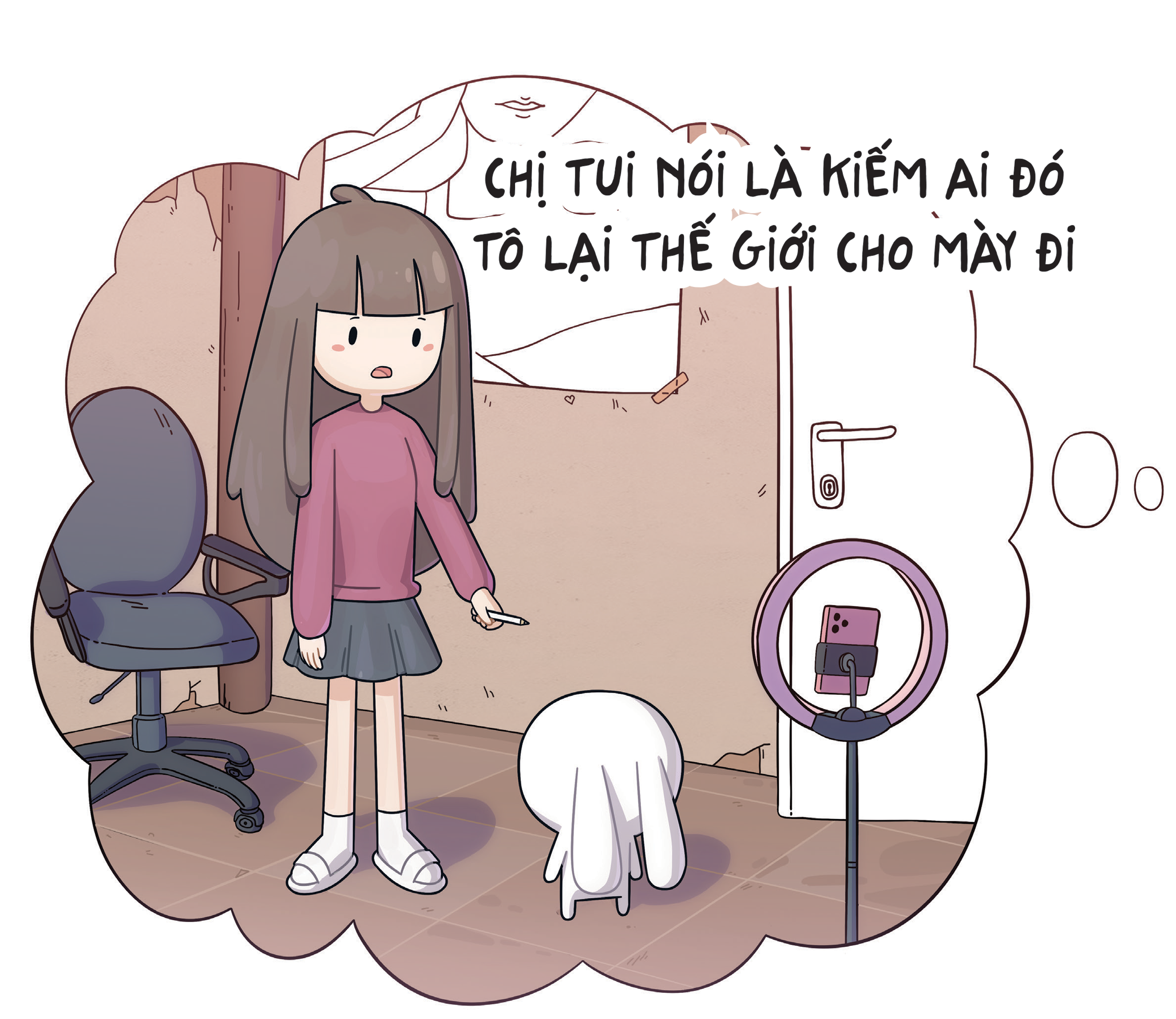 Sách Tô Màu - Thỏ Bảy Màu Trong Thế Giới Bay Màu - Bản Đặc Biệt - Tặng Kèm Sticker + Sổ Tay Bí Kíp Tô Màu - Ảnh 8