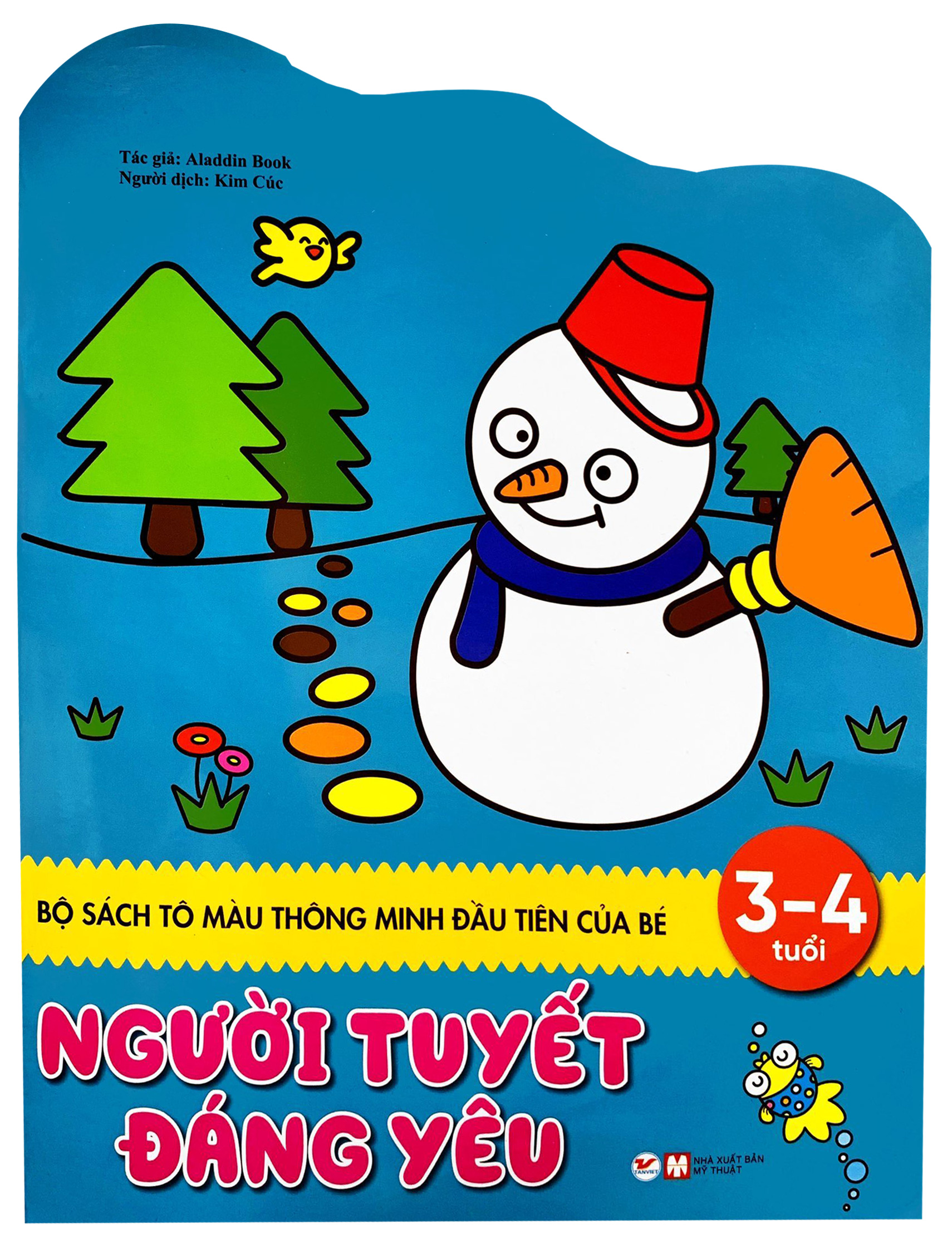 sách tô màu thông minh đầu tiên của bé - người tuyết đáng yêu (3 - 4 tuổi) - Ảnh 2