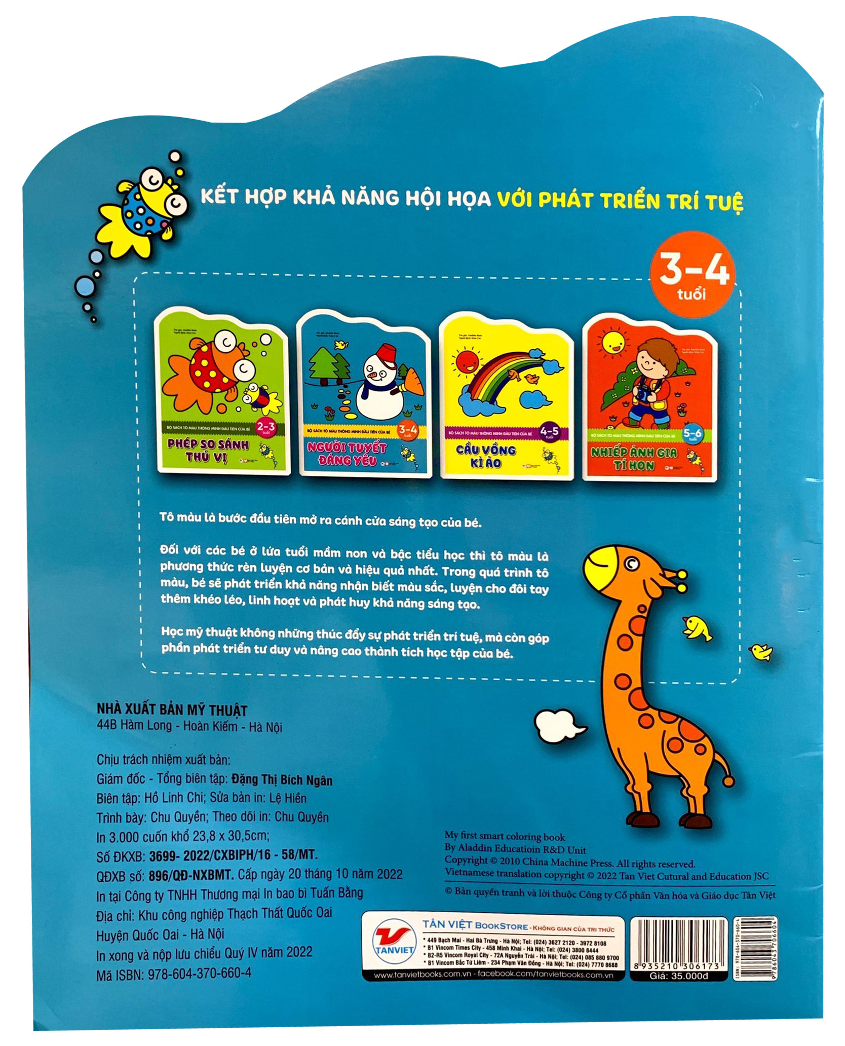 sách tô màu thông minh đầu tiên của bé - người tuyết đáng yêu (3 - 4 tuổi) - Ảnh 6