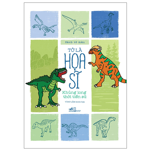 Sách Tô Màu - Tớ Là Họa Sĩ - Khủng Long Thời Tiền Sử