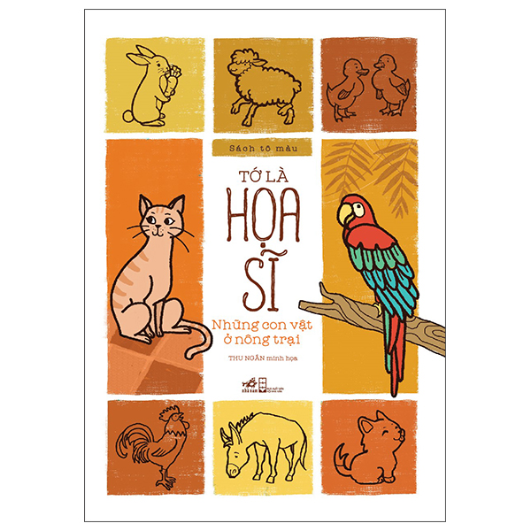 Sách Tô Màu - Tớ Là Họa Sĩ - Những Con Vật Ở Nông Trại