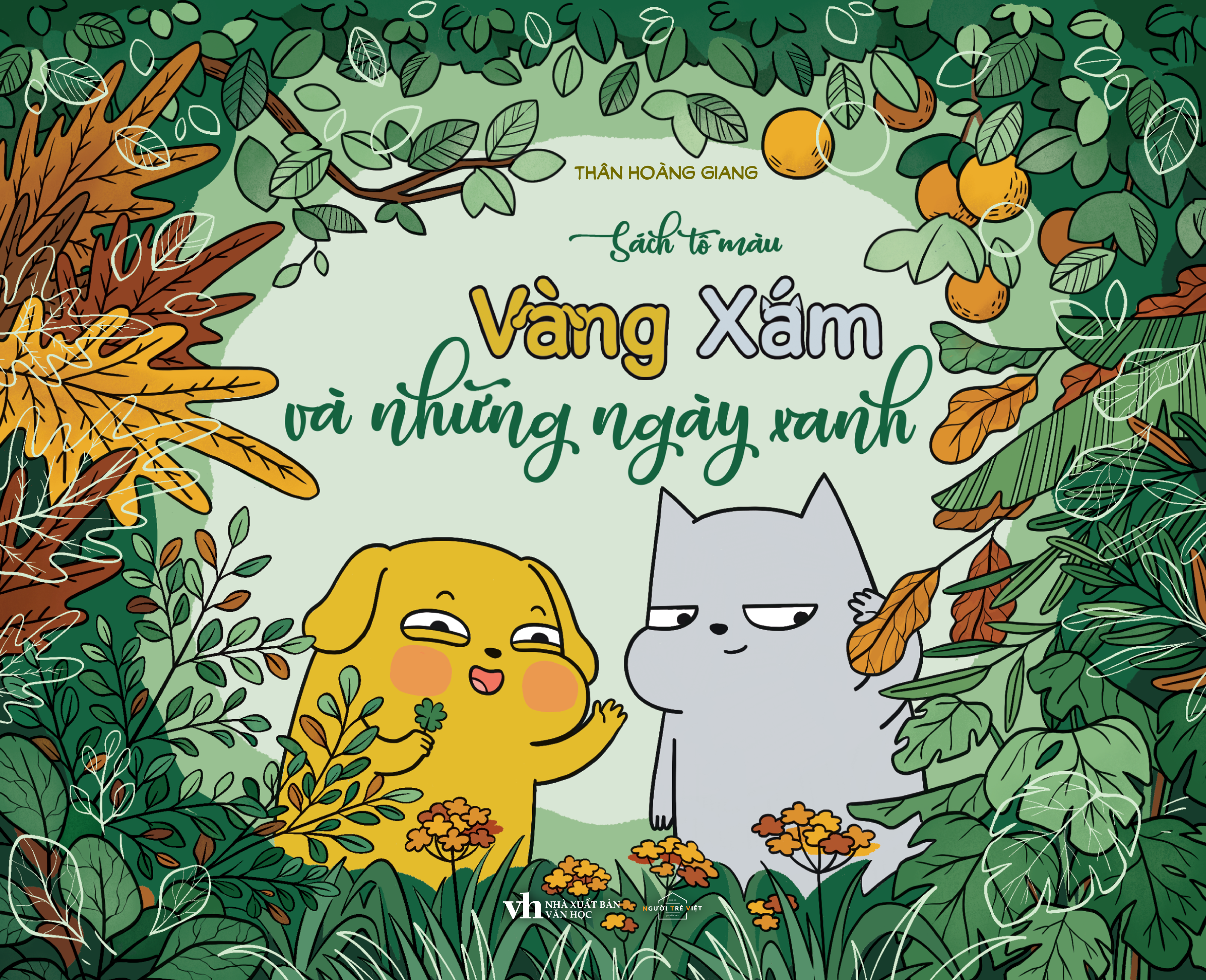 Sách Tô Màu - Vàng Xám Và Những Ngày Xanh - Ảnh 2