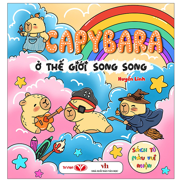 Sách Tô Màu Vui Nhộn - CapyBara Ở Thế Giới Song Song