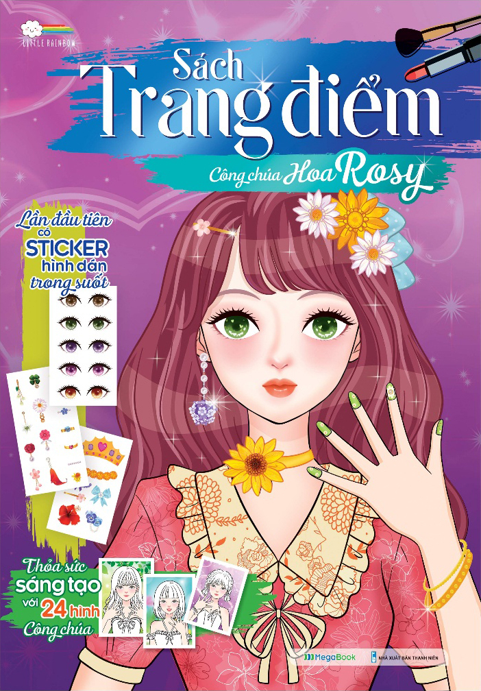 sách trang điểm - công chúa hoa rosy - Ảnh 2