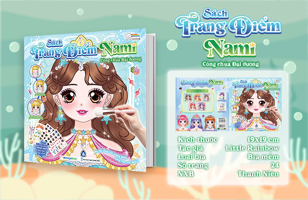 sách trang điểm nami - công chúa đại dương - Ảnh 3