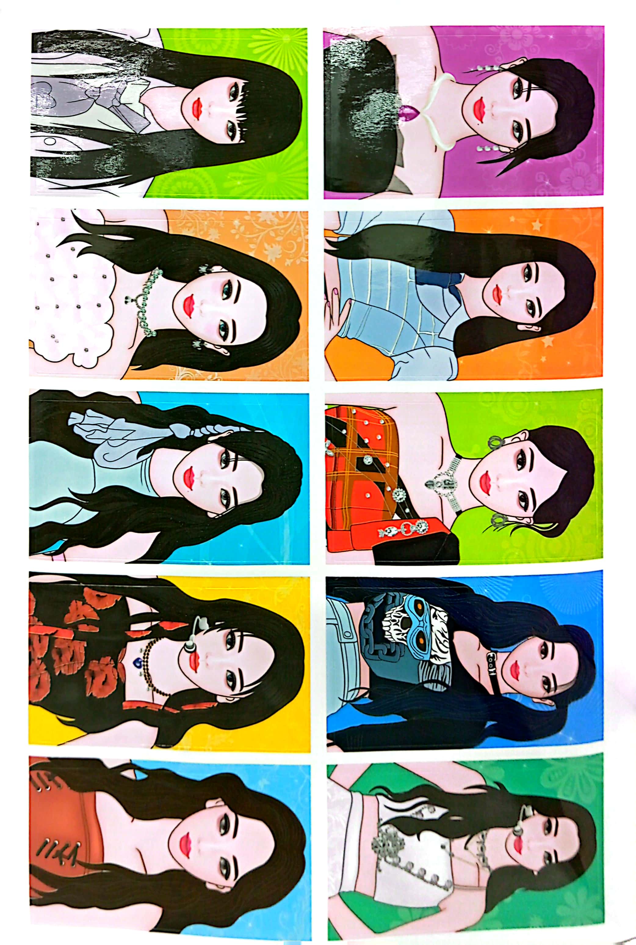 sách trang điểm thần tượng âm nhạc hàn quốc - karina - thỏa sức sáng tạo cùng sticker trong suốt - Ảnh 4