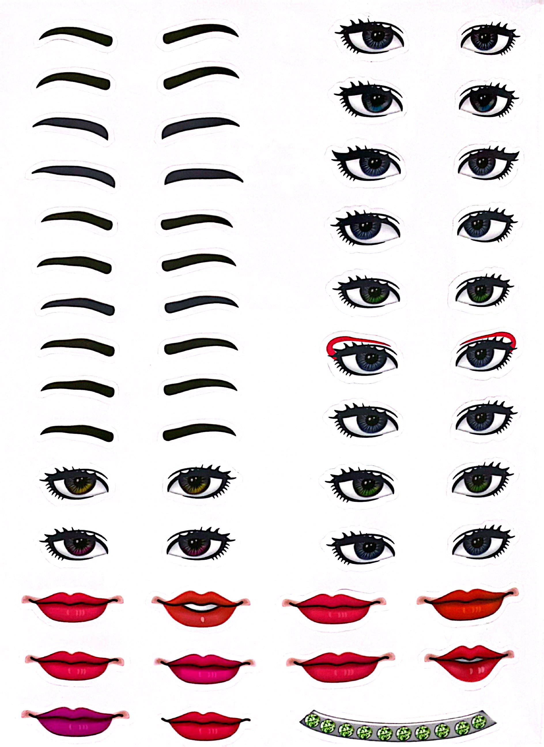 sách trang điểm thần tượng âm nhạc hàn quốc - lisa -thỏa sức sáng tạo cùng sticker trong suốt - Ảnh 5