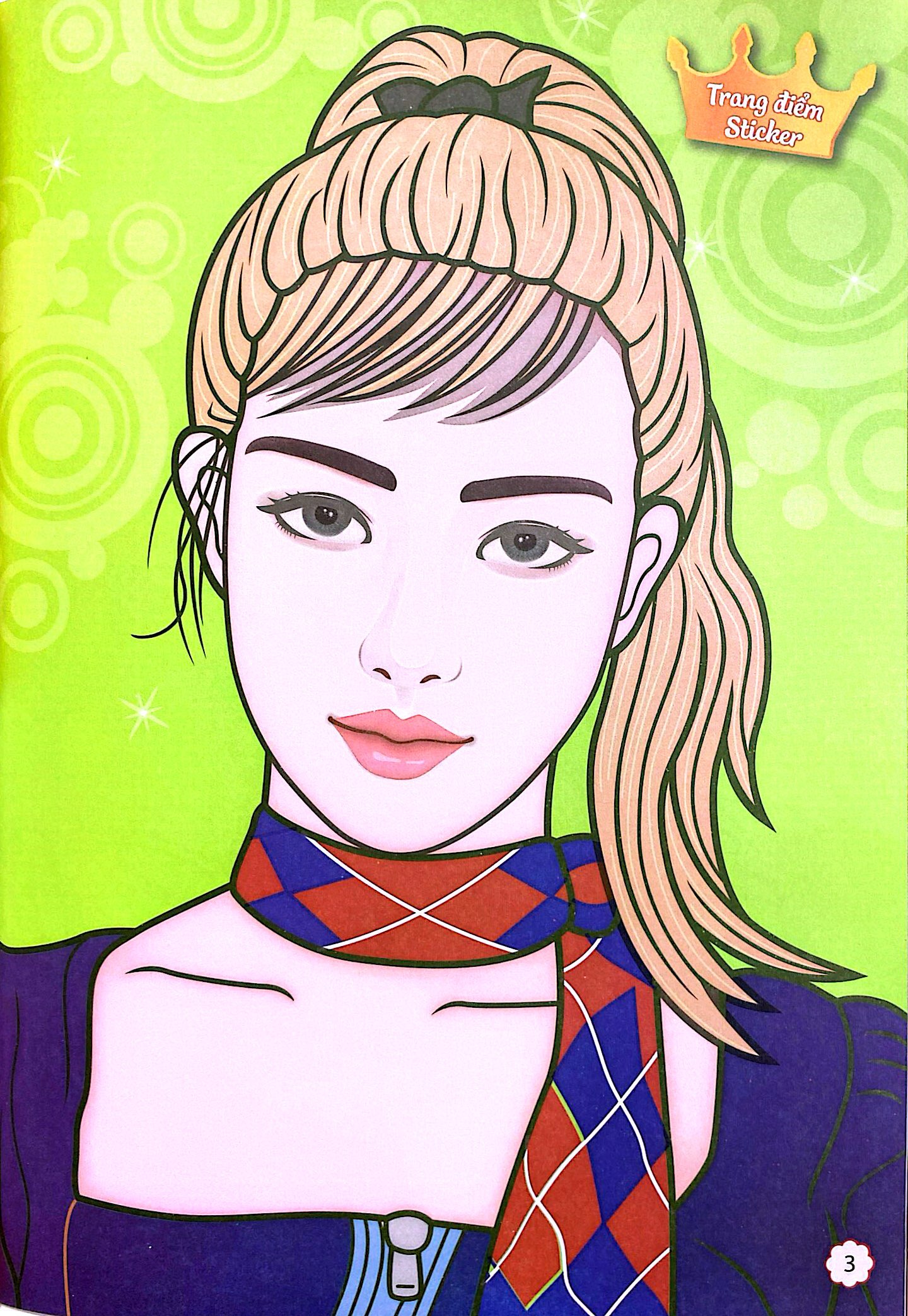 sách trang điểm thần tượng âm nhạc hàn quốc - rosie -thỏa sức sáng tạo cùng sticker trong suốt - Ảnh 10