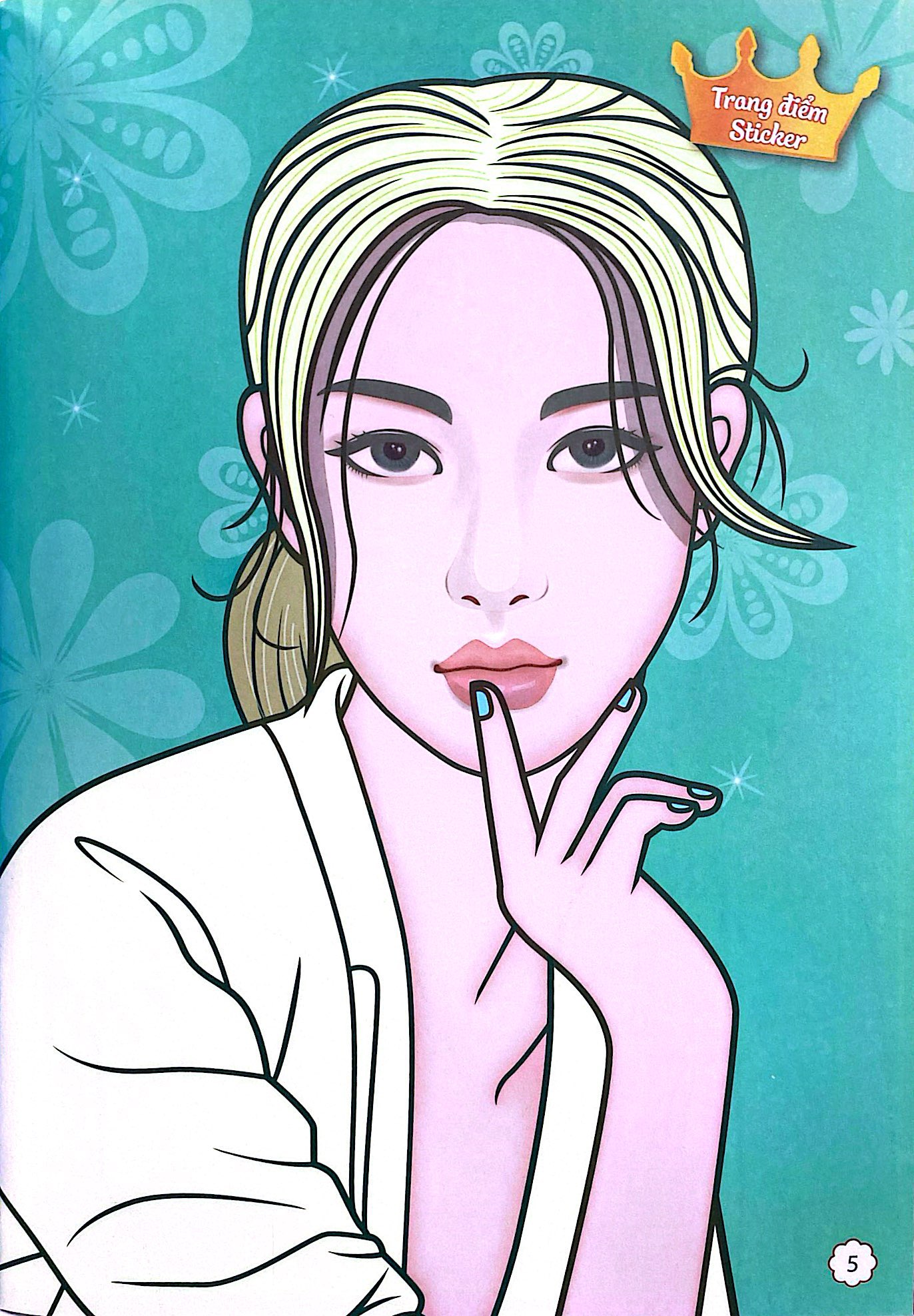 sách trang điểm thần tượng âm nhạc hàn quốc - rosie -thỏa sức sáng tạo cùng sticker trong suốt - Ảnh 12