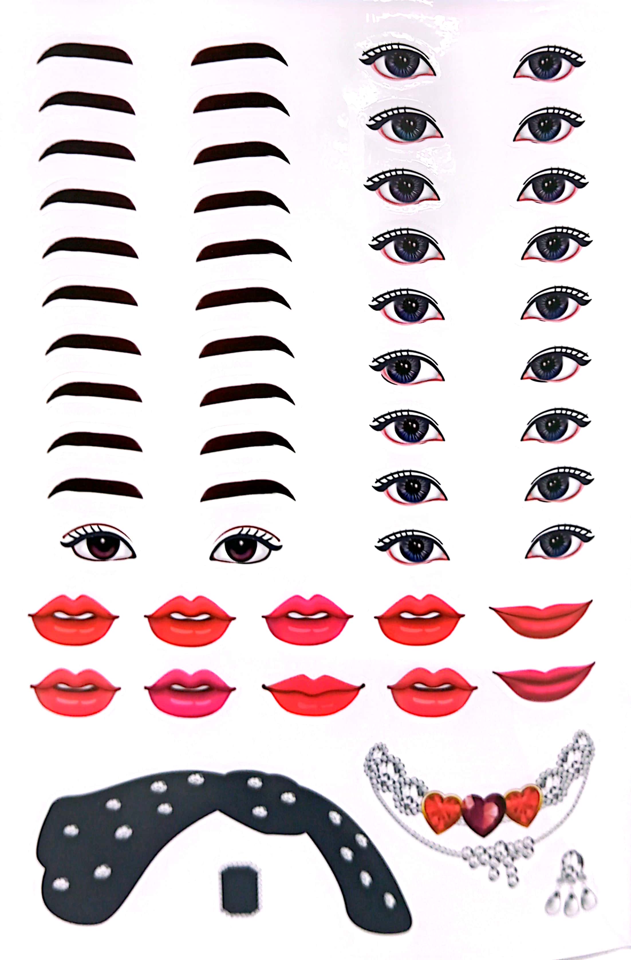 sách trang điểm thần tượng âm nhạc hàn quốc - wonyoung - thỏa sức sáng tạo cùng sticker trong suốt - Ảnh 3