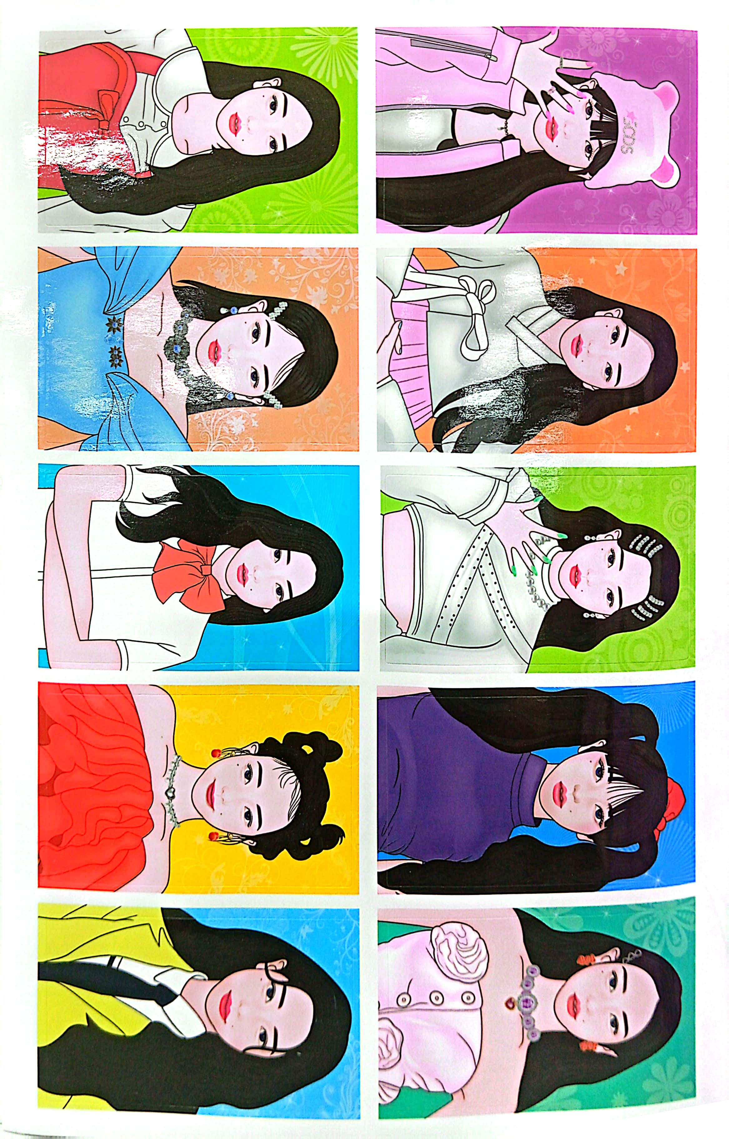 sách trang điểm thần tượng âm nhạc hàn quốc - wonyoung - thỏa sức sáng tạo cùng sticker trong suốt - Ảnh 4