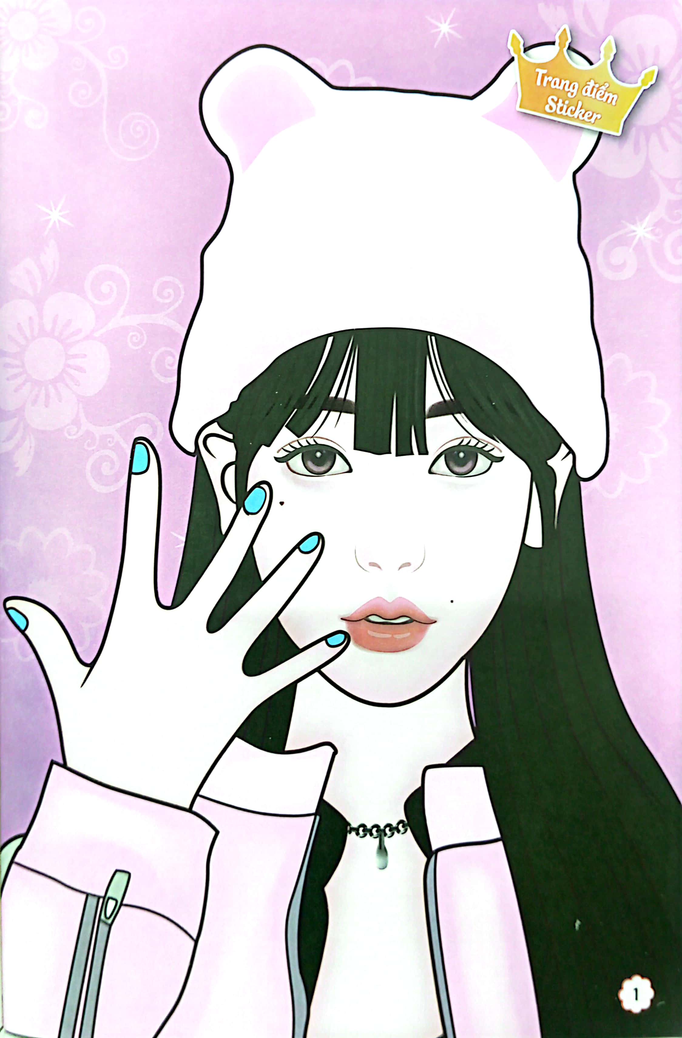 sách trang điểm thần tượng âm nhạc hàn quốc - wonyoung - thỏa sức sáng tạo cùng sticker trong suốt - Ảnh 5