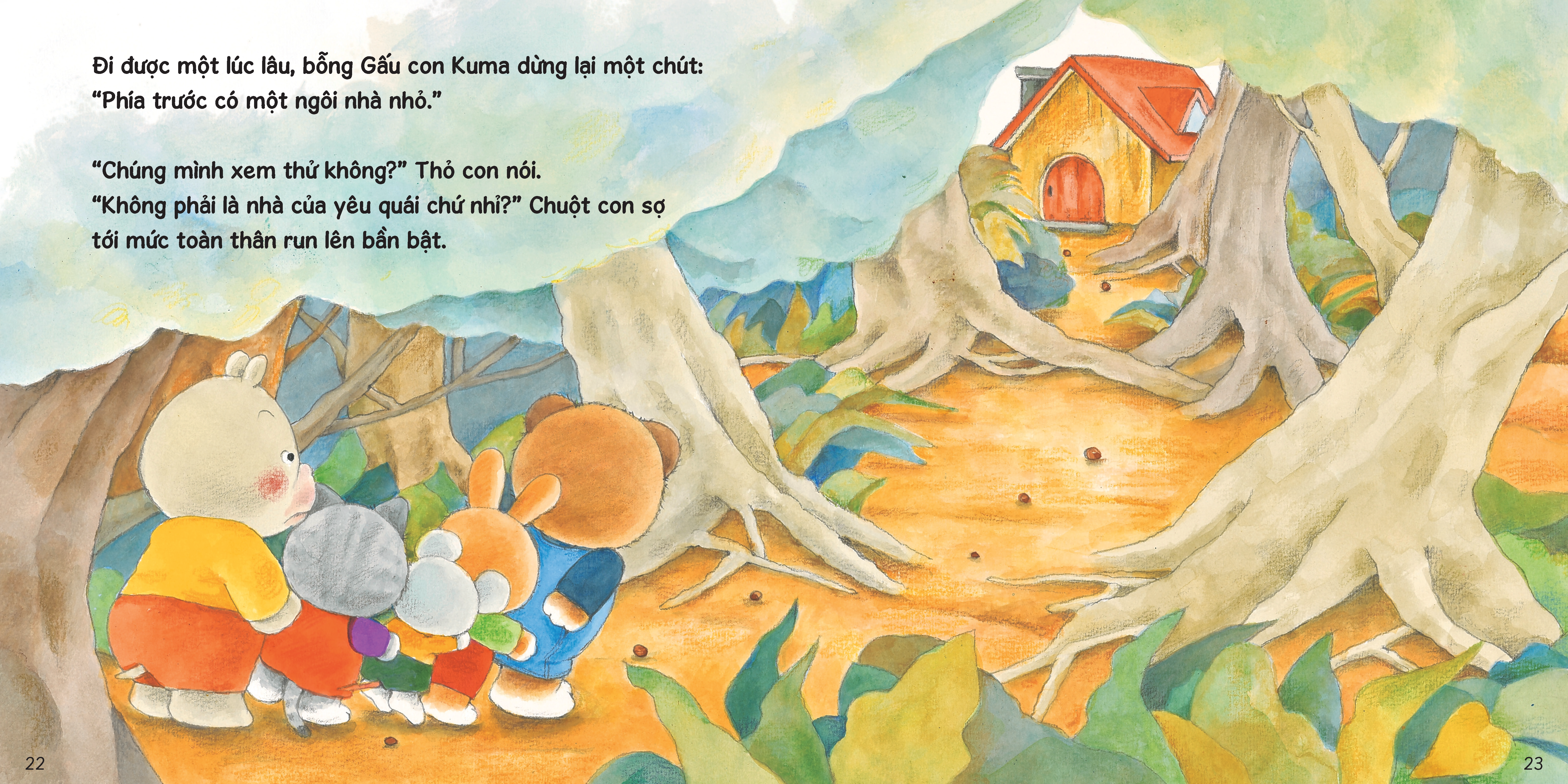 sách tranh ehon kuma - những chuyện nhỏ hằng ngày - heo con đi lạc - Ảnh 5