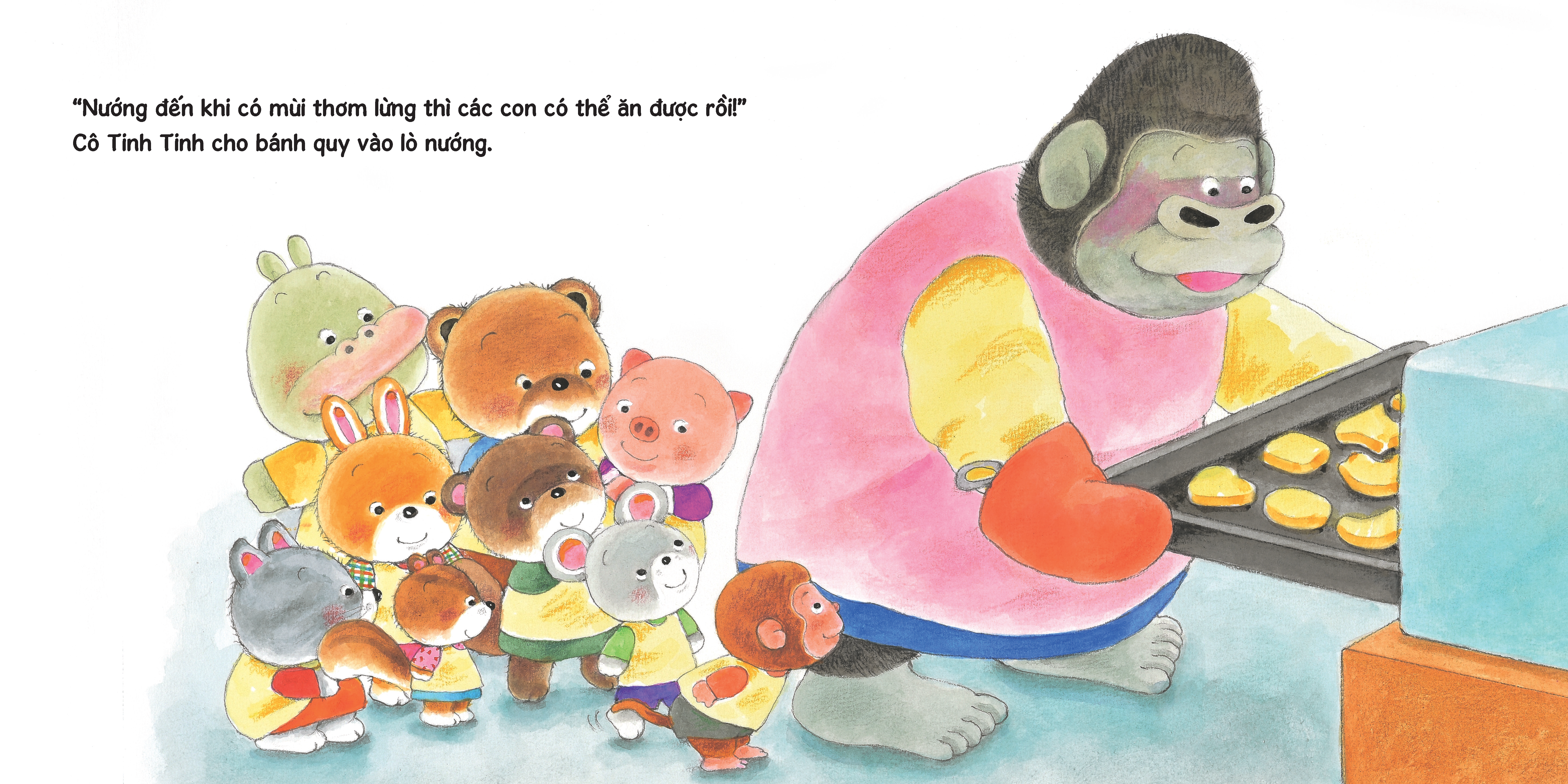 sách tranh ehon kuma - những chuyện nhỏ hằng ngày - trường mẫu giáo vui nhộn - Ảnh 5