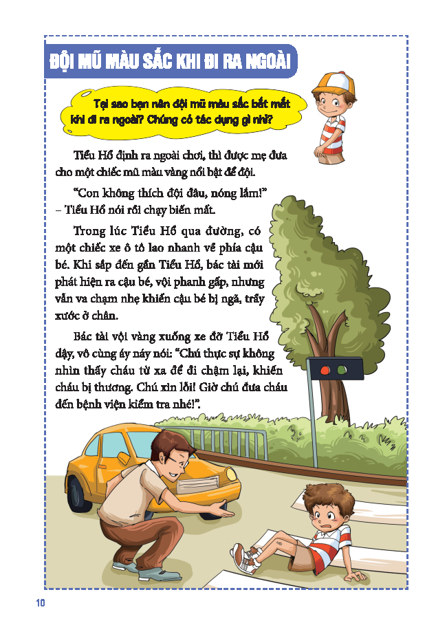 Sách Tranh Giáo Dục An Toàn Cho Học Sinh - An Toàn Giao Thông - Ảnh 4