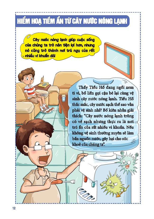 Sách Tranh Giáo Dục An Toàn Cho Học Sinh - An Toàn Trong Sinh Hoạt Thường Ngày - Ảnh 6