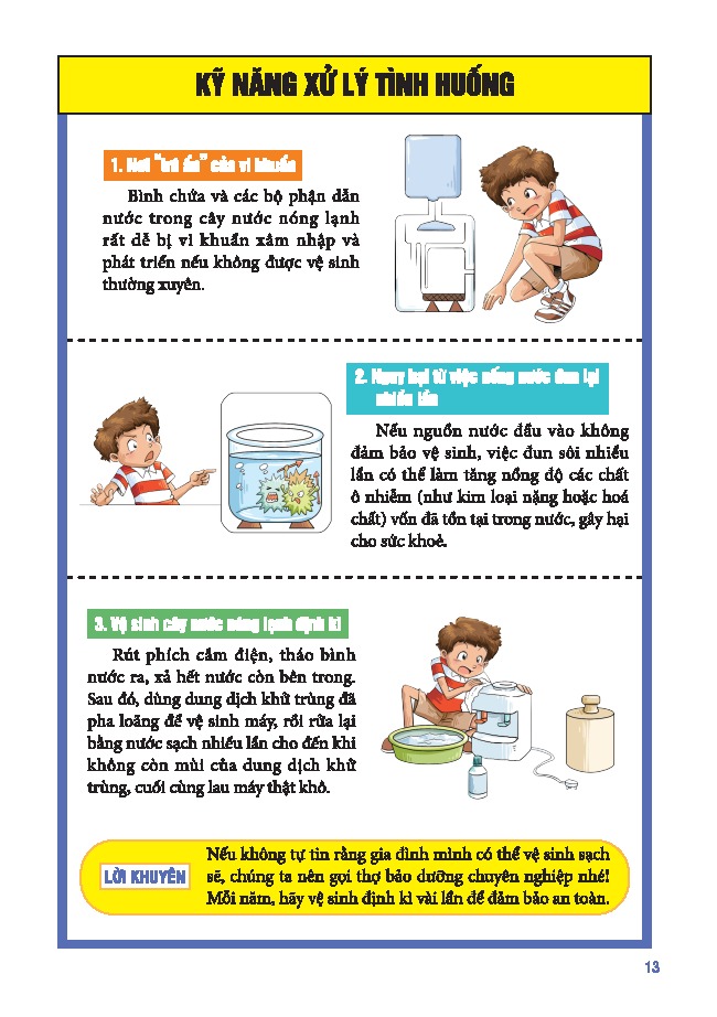 Sách Tranh Giáo Dục An Toàn Cho Học Sinh - An Toàn Trong Sinh Hoạt Thường Ngày - Ảnh 7