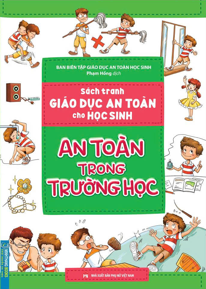 Sách Tranh Giáo Dục An Toàn Cho Học Sinh - An Toàn Trong Trường Học - Ảnh 2
