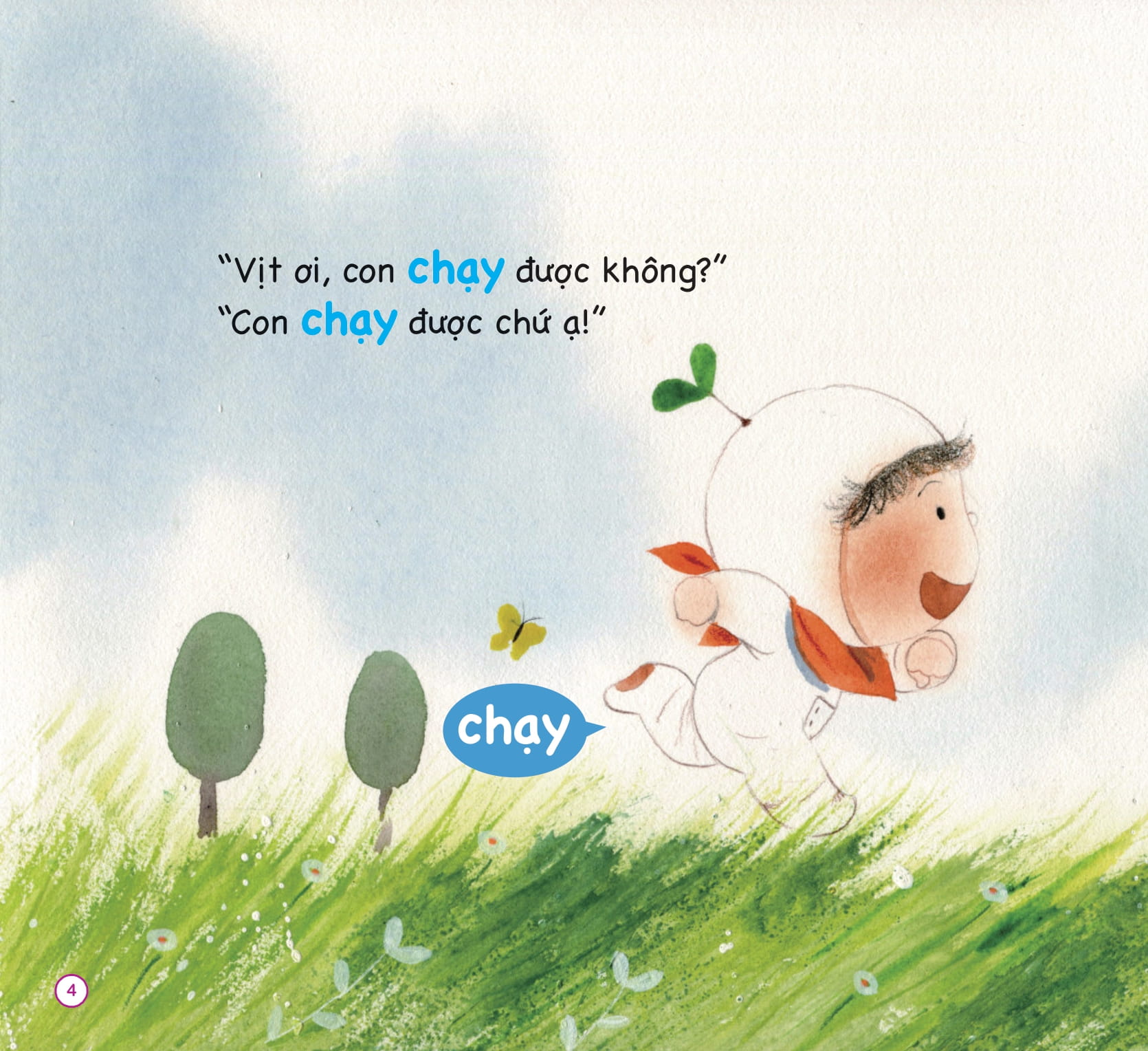 sách tranh học nói - bé bi bô… - học miêu tả động tác - Ảnh 4