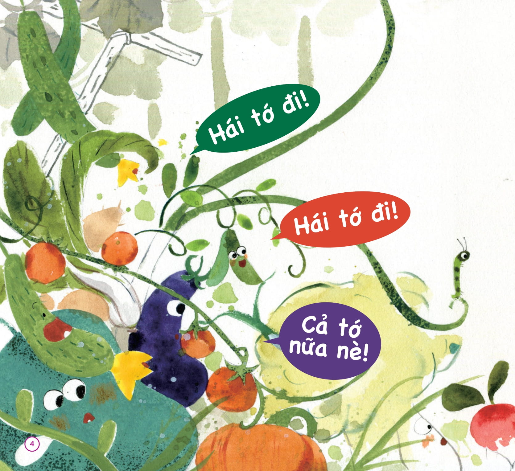 sách tranh học nói - bé bi bô… - học từ trái nghĩa - Ảnh 4