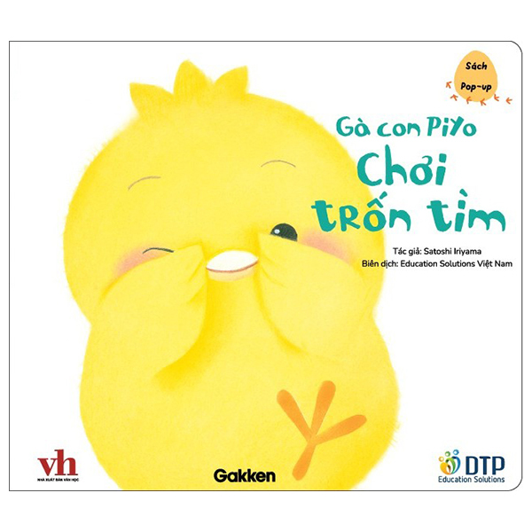 sách tranh pop-up - gà con piyo chơi trốn tìm