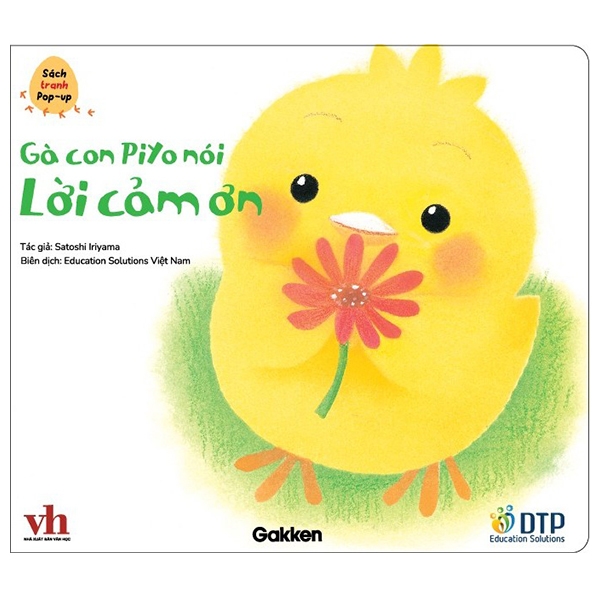 sách tranh pop-up - gà con piyo nói lời cảm ơn