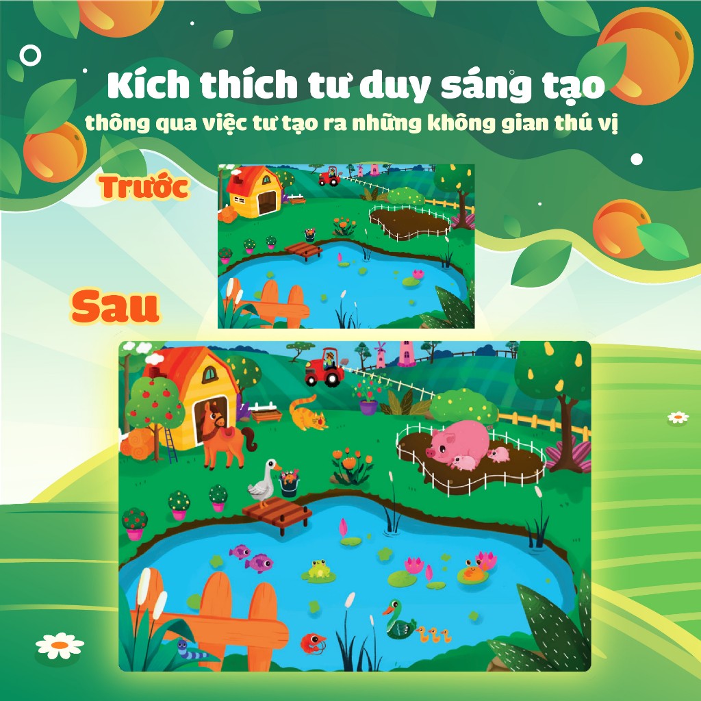 sách trò chơi bóc dán cảm xúc - nông trại - Ảnh 4