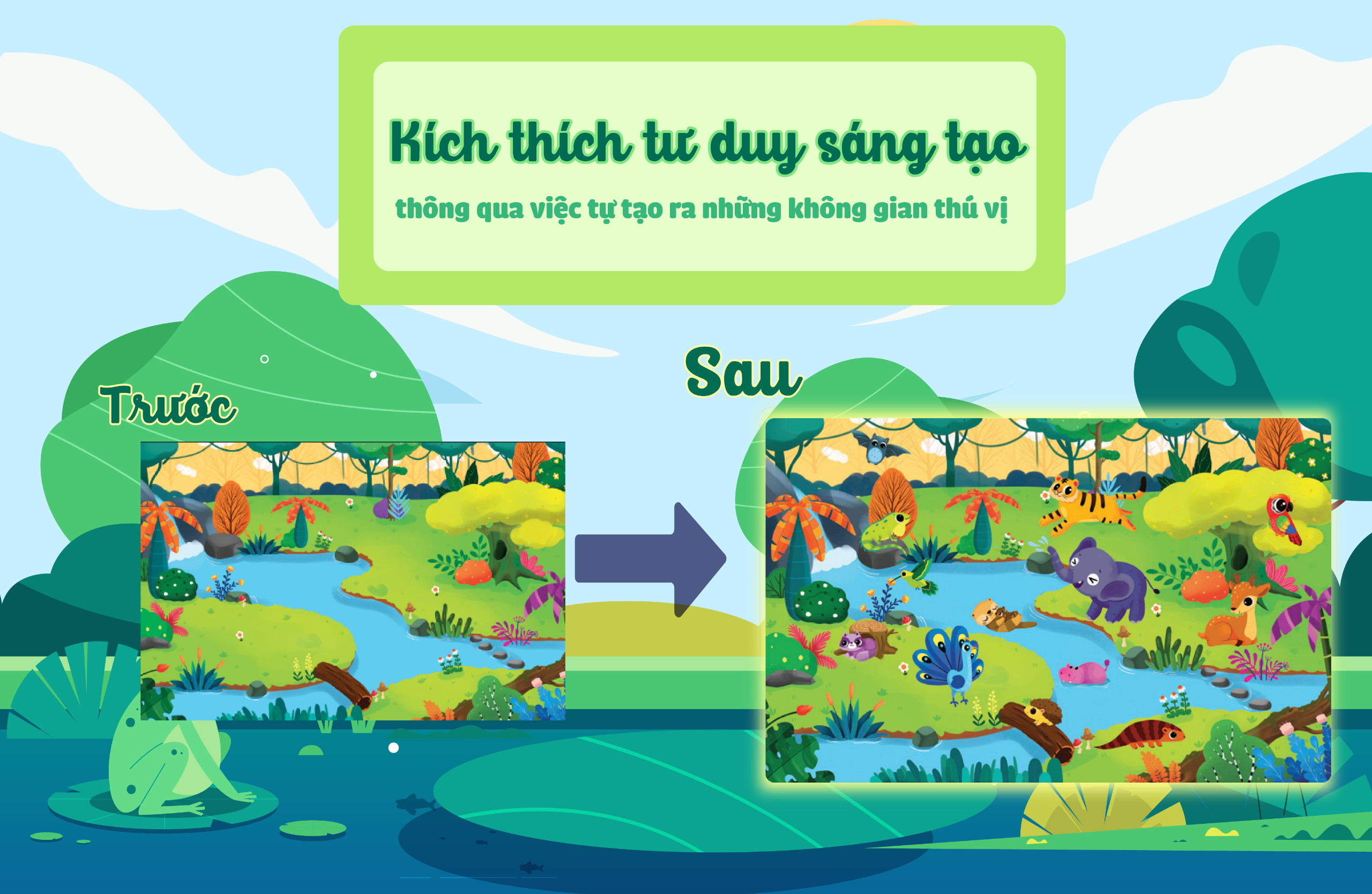 sách trò chơi bóc dán cảm xúc - rừng xanh - Ảnh 5