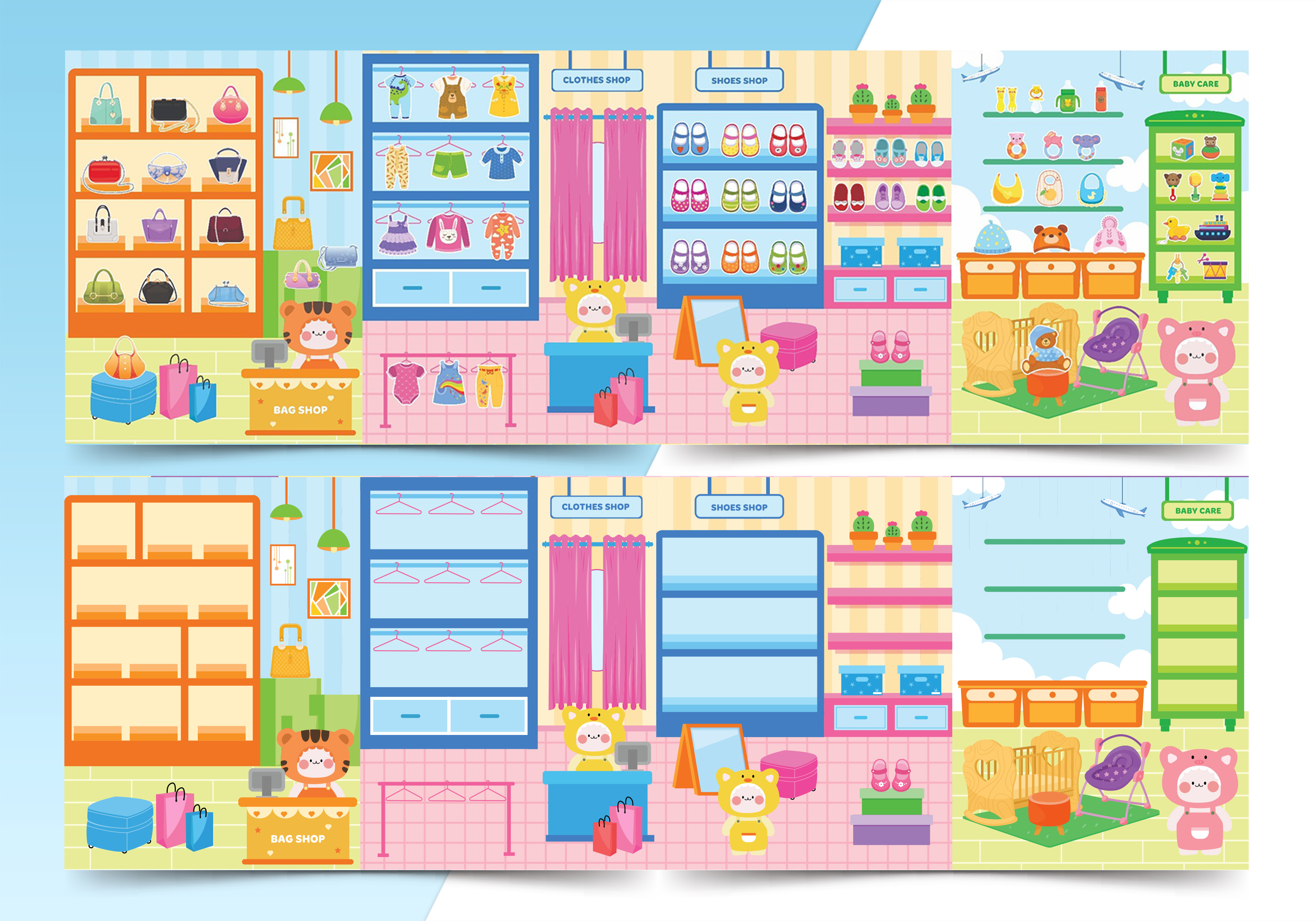 sách trò chơi đồ hàng - đi siêu thị - Ảnh 5