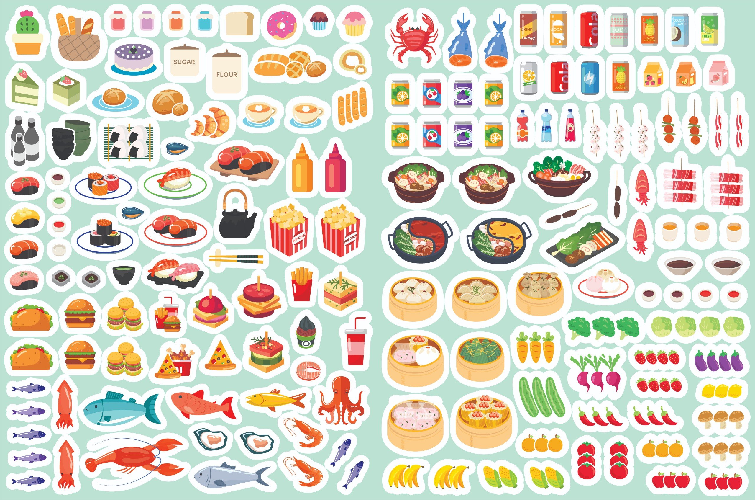 sách trò chơi đồ hàng - phố ẩm thực - Ảnh 4