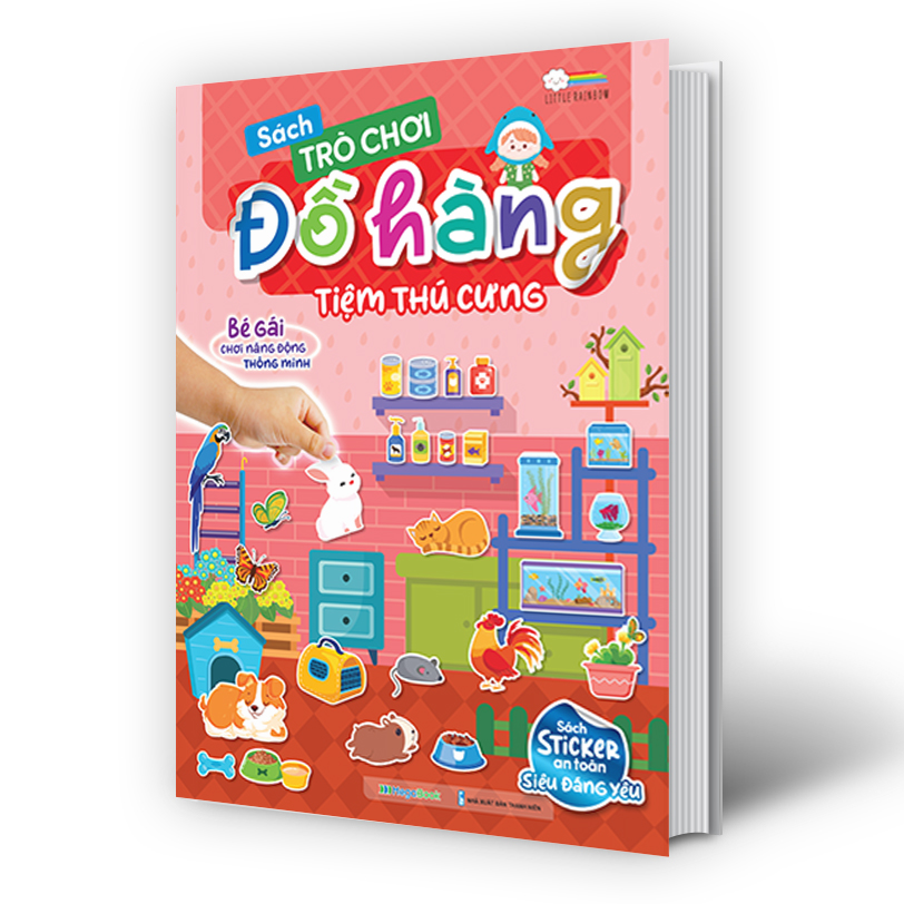 sách trò chơi đồ hàng - tiệm thú cưng - Ảnh 2