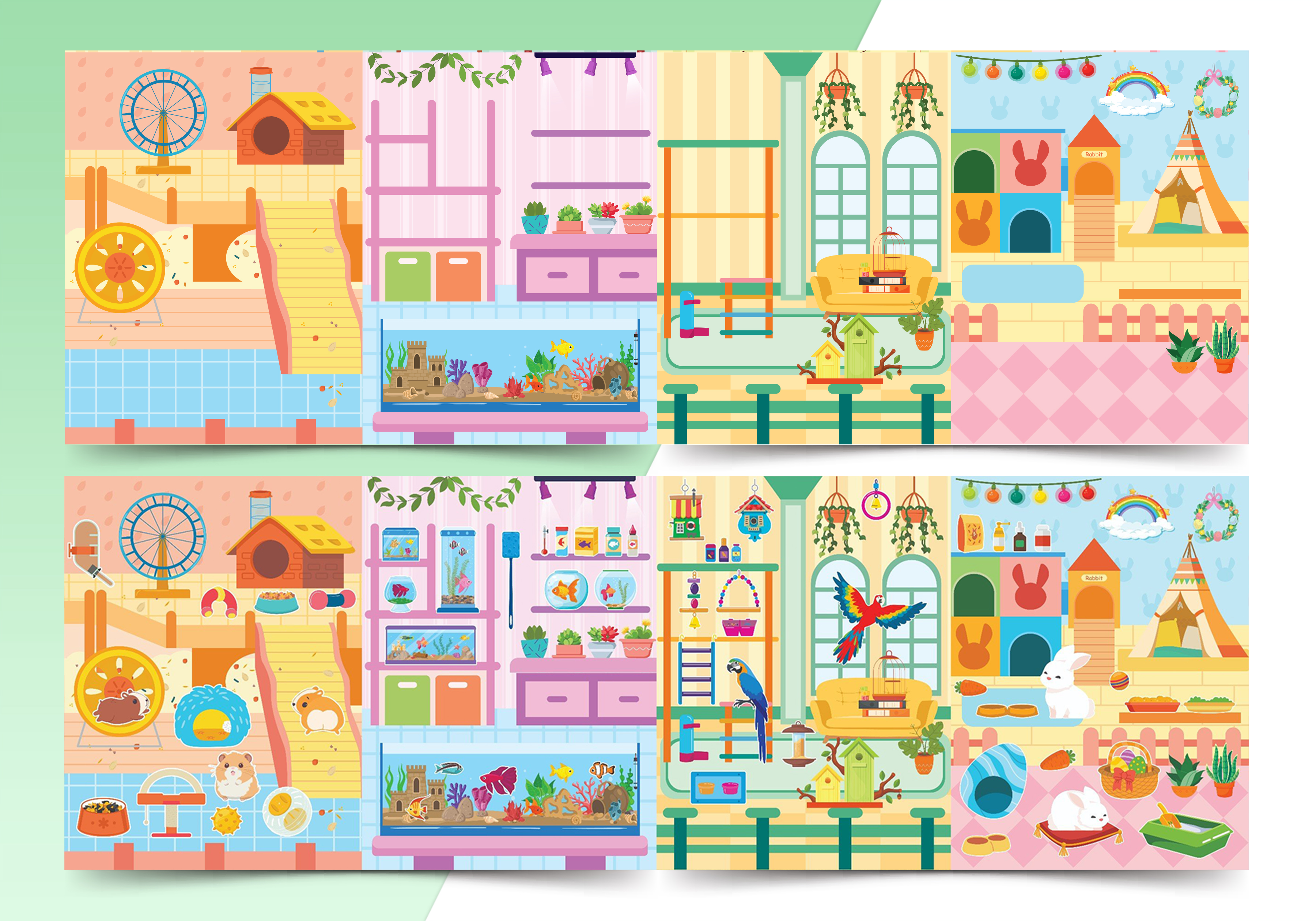 sách trò chơi đồ hàng - tiệm thú cưng - Ảnh 3