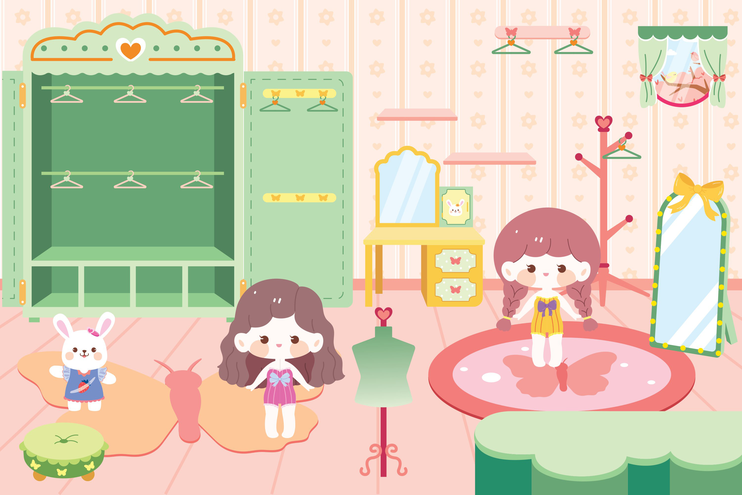 sách trò chơi đóng vai công chúa nhỏ mika - căn phòng công chúa - Ảnh 4